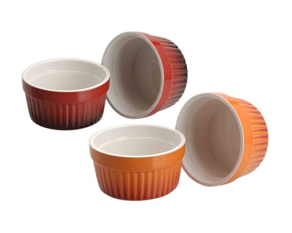 Set 2 Pz Ciotole da Forno da 290ml D11x4cm in Ceramica