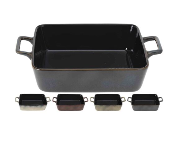 Pirofila Rettangolare Assortito 23x15x6cm in Ceramica