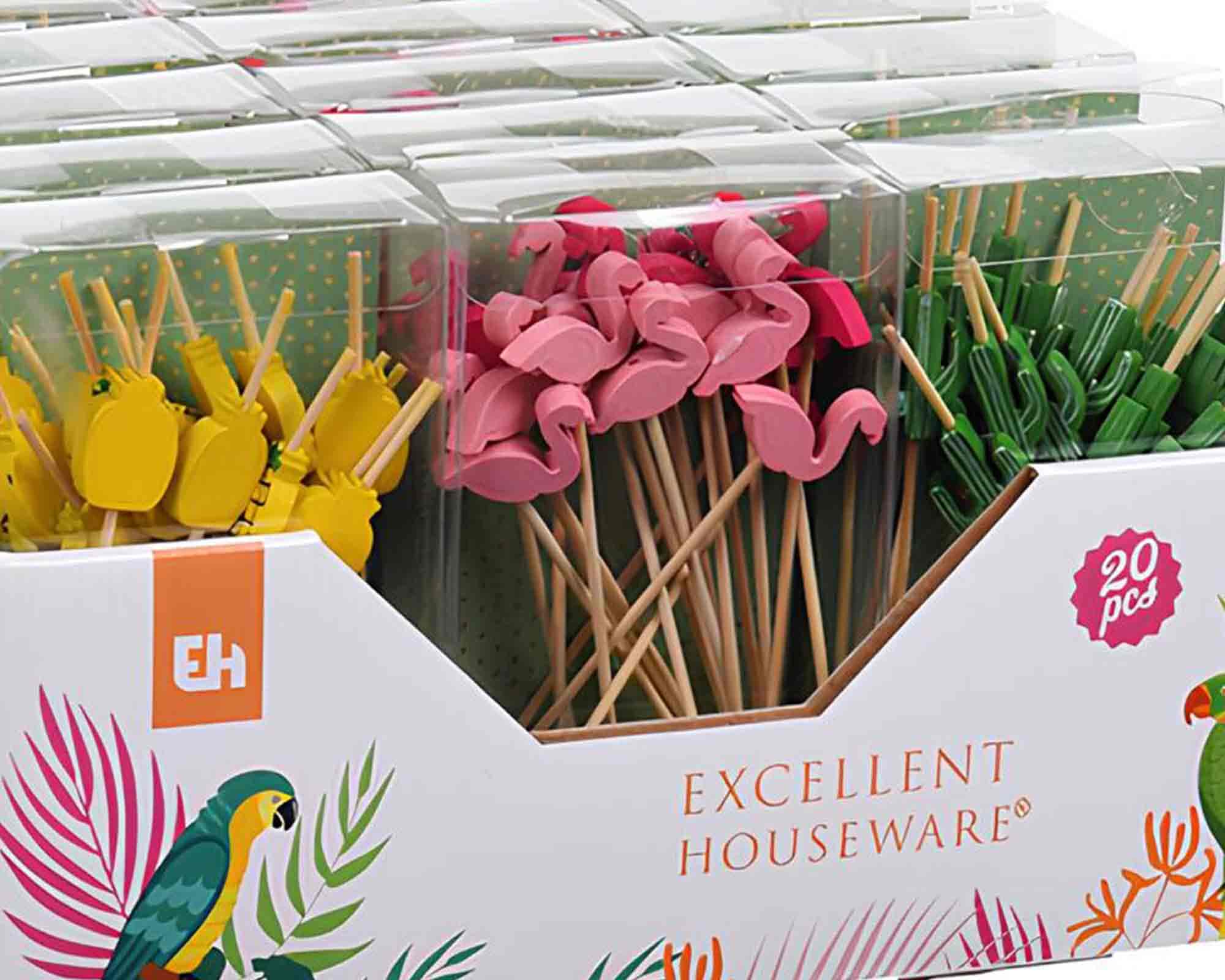 Set 20 Stick Cocktail Assortito in Legno - immagine 2