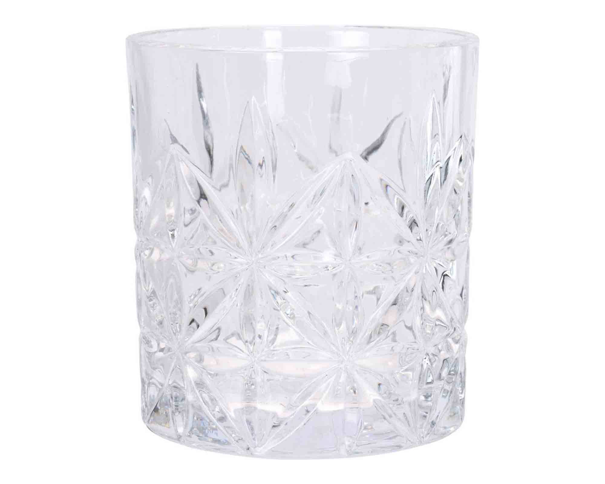 Set 4 Pz Bicchiere Tumbler da 230ml in Vetro