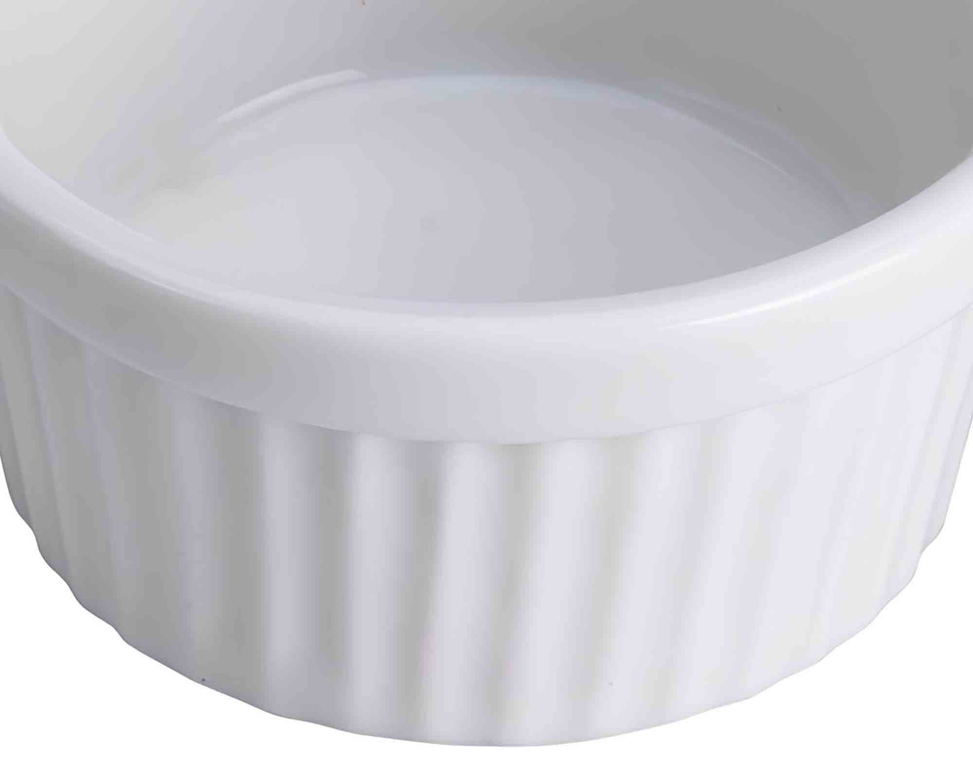 Set 4 Pz Ciotola Righe Elegante e Pratico Assortito D6x3cm in Porcellana - immagine 2