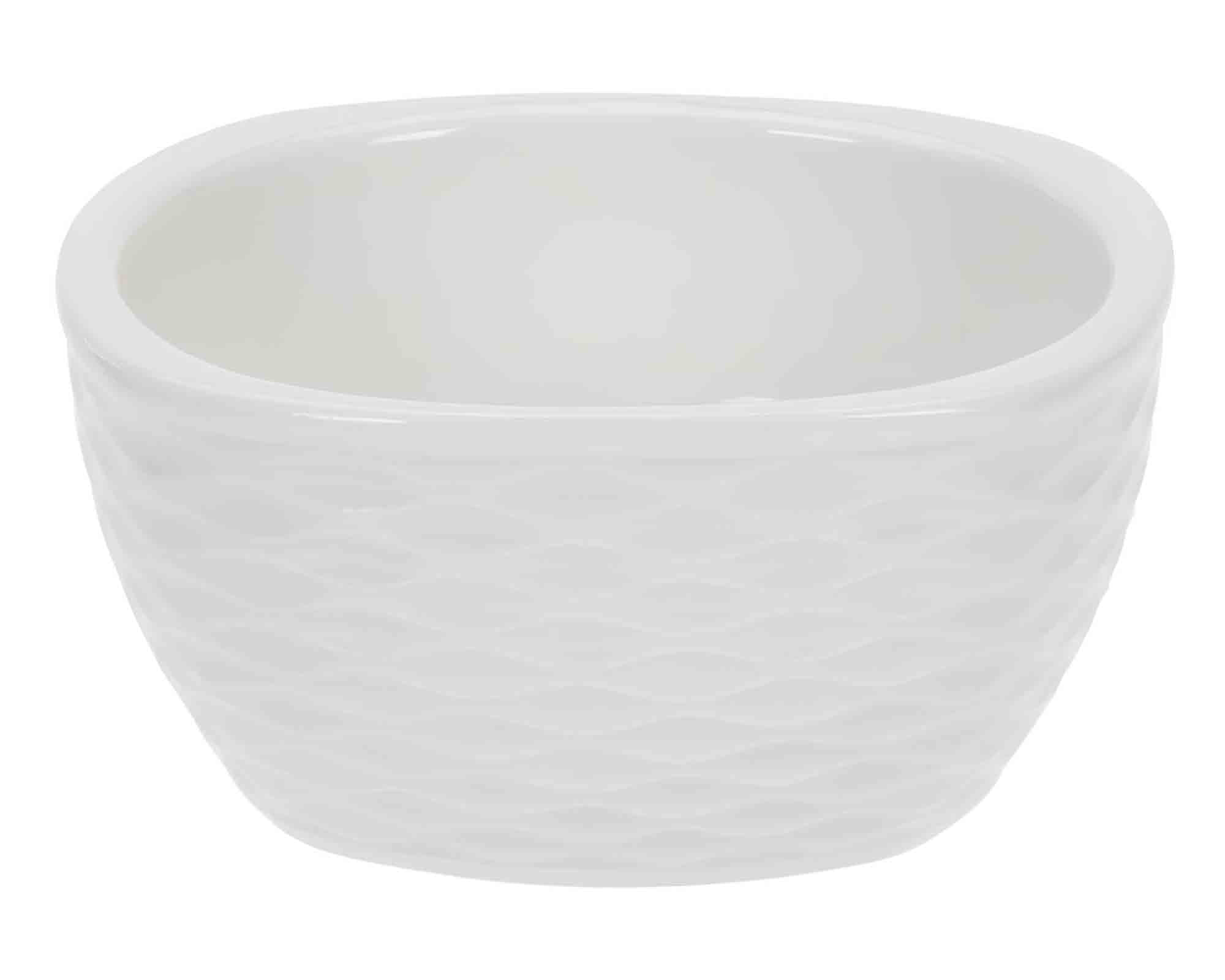 Set 3 Pz Ciotola Bianco Assortito D9cm in Porcellana - immagine 2