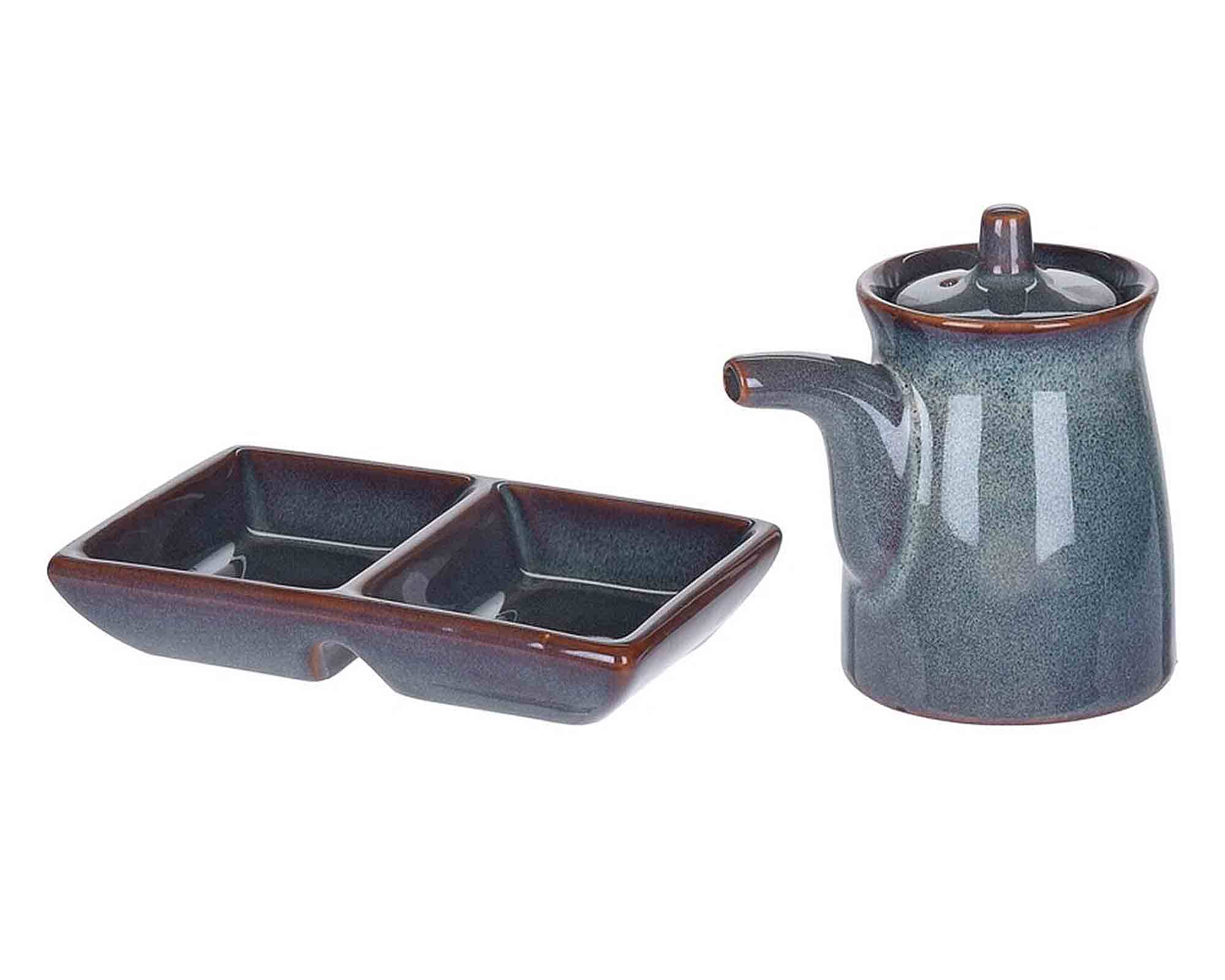 Set 2 Pz Servizio da Sushi in Ceramica - immagine 2