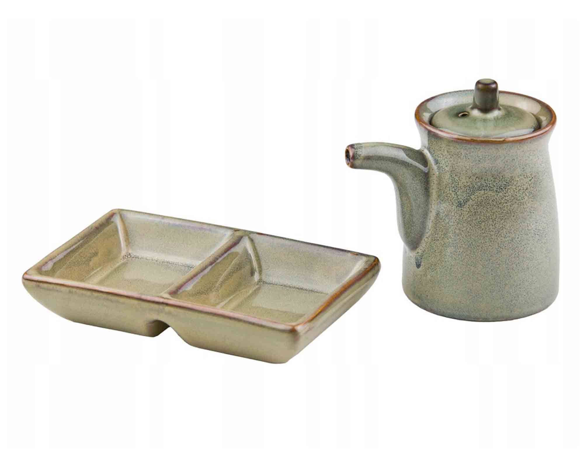 Set 2 Pz Servizio da Sushi in Ceramica - immagine 3