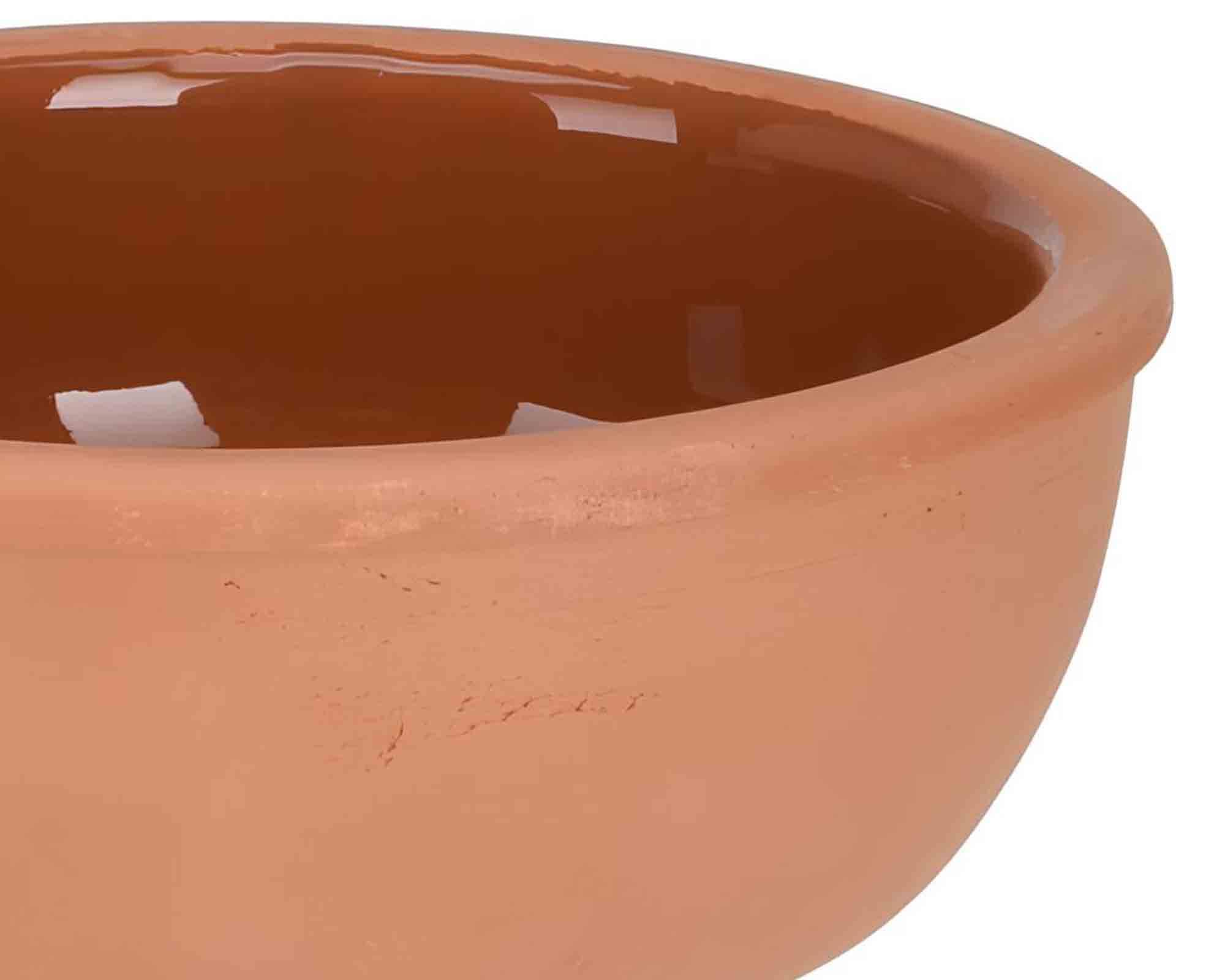 Set 4 Pz Ciotola Elegante e Pratico D10x4cm di Terracotta - immagine 3