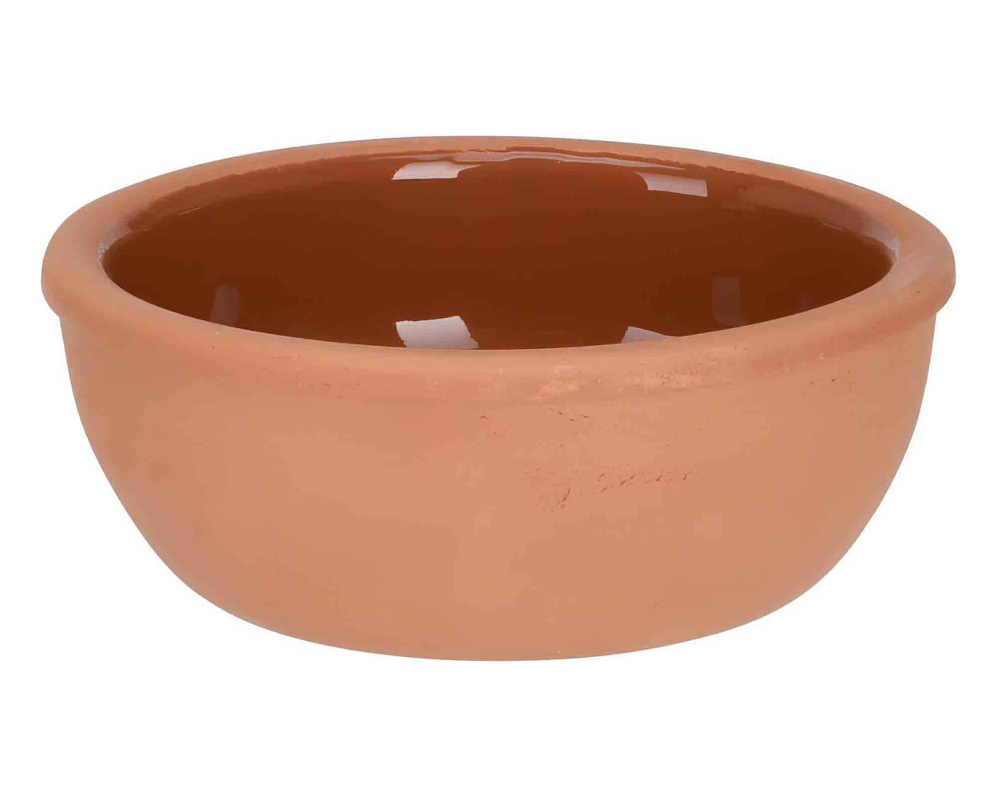 Set 4 Pz Ciotola Elegante e Pratico D10x4cm di Terracotta - immagine 2