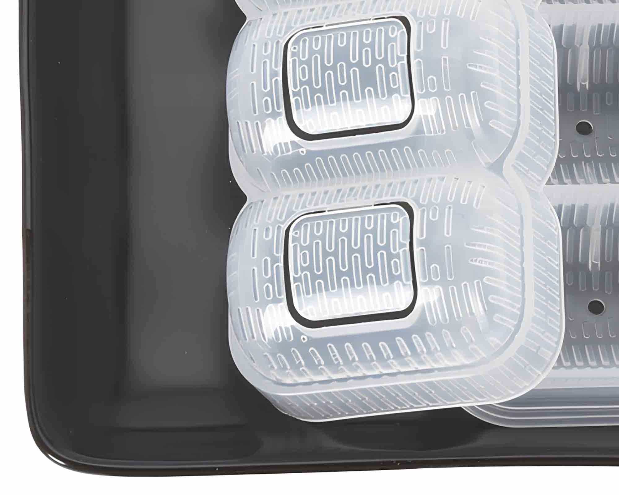 Set 8 Pz Servizio Servizio per Sushi 27x25x4,5cm in Bamboo e Porcellana - immagine 3