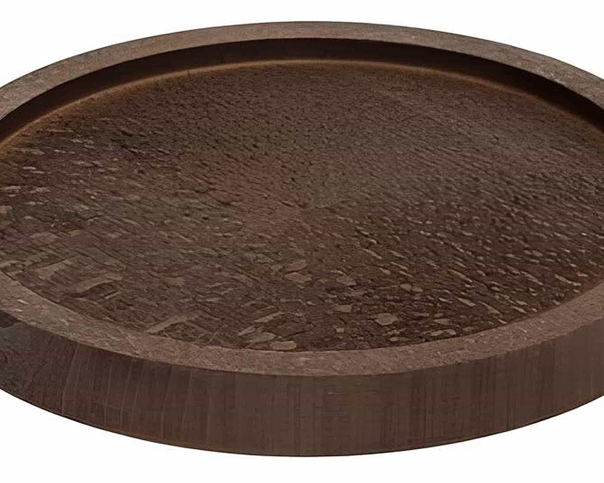 Base Marrone Semplice e Pratica D21,5x2cm in MDF - immagine 2