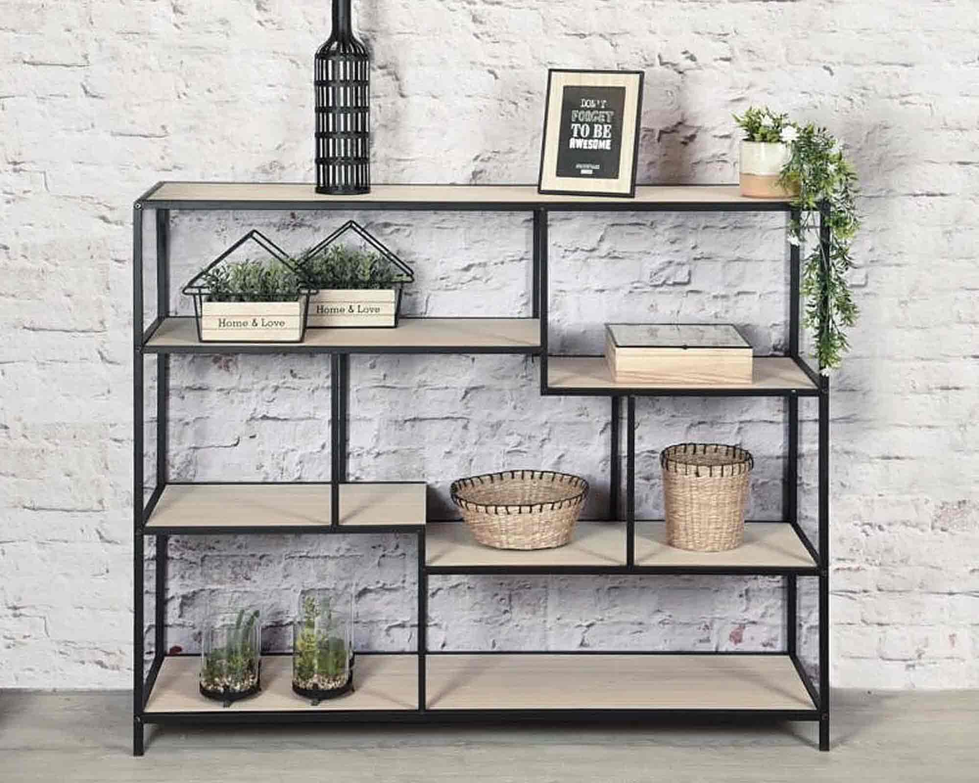 Mobile Robusto e Funzionale 120x95cm in Legno e Metallo - immagine 3