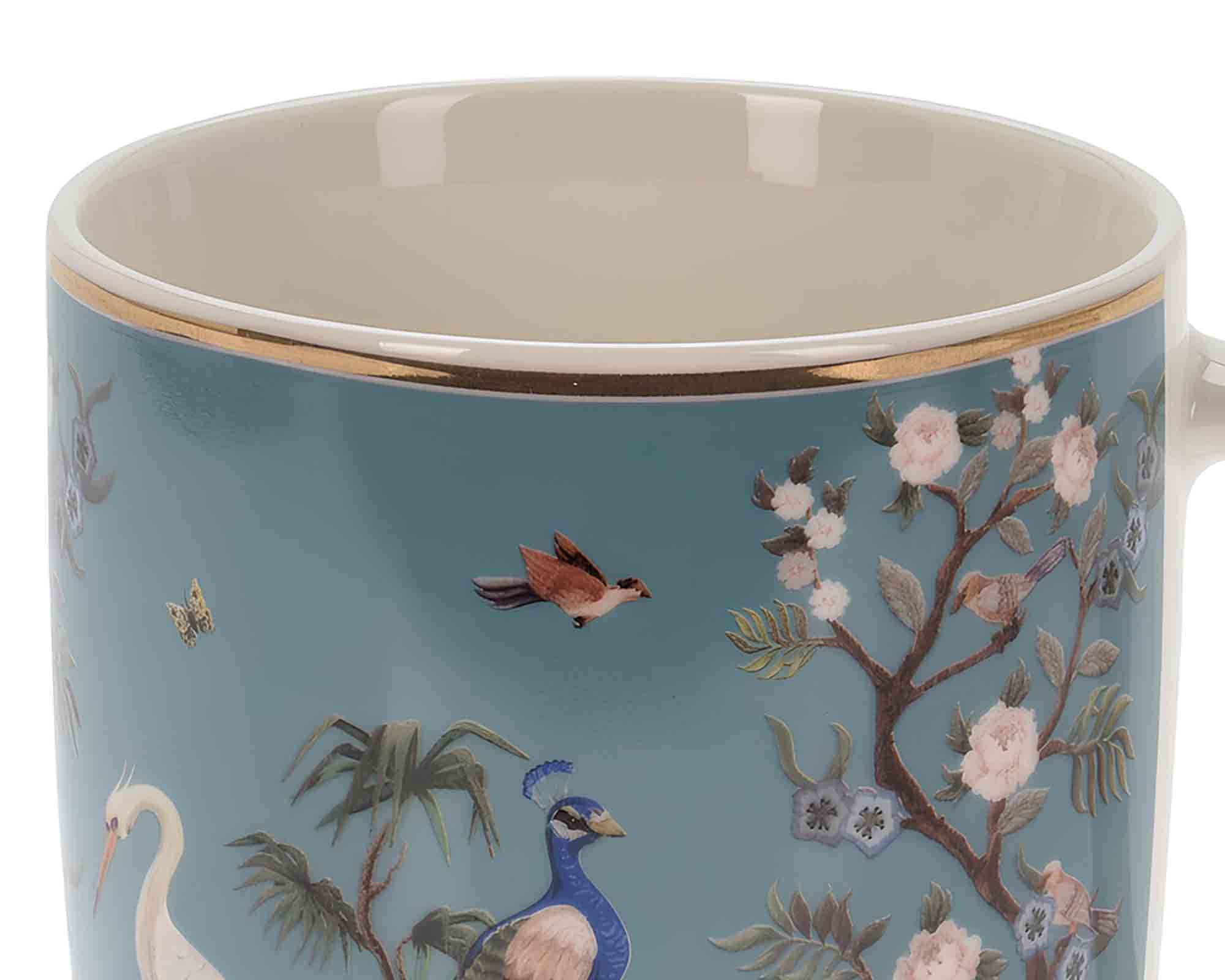 Tazza New Bone Blu Assortito 320ml in Porcellana - immagine 2