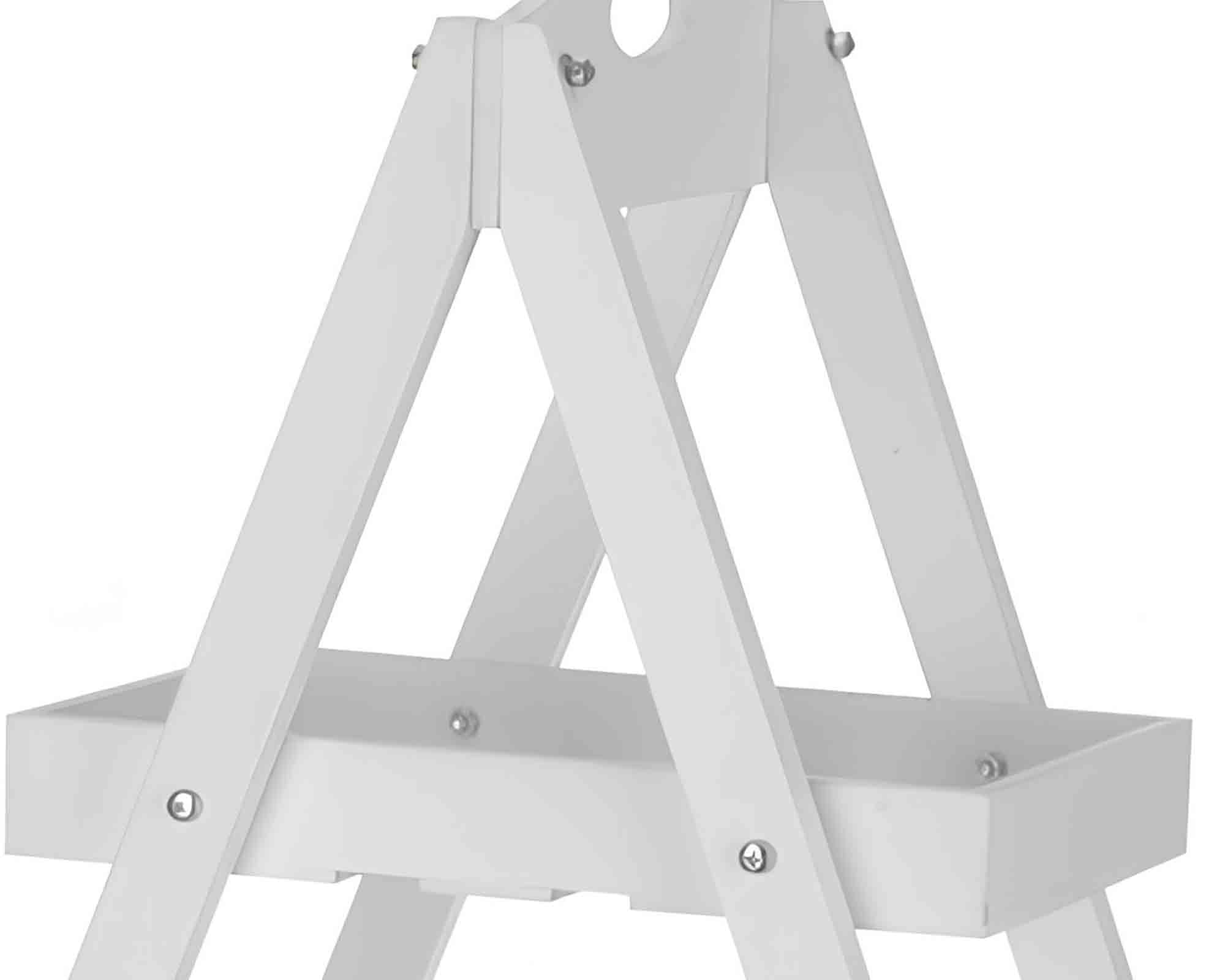 Etagere con 3 Ripiani Bianco 24x60x70cm in Legno - immagine 2