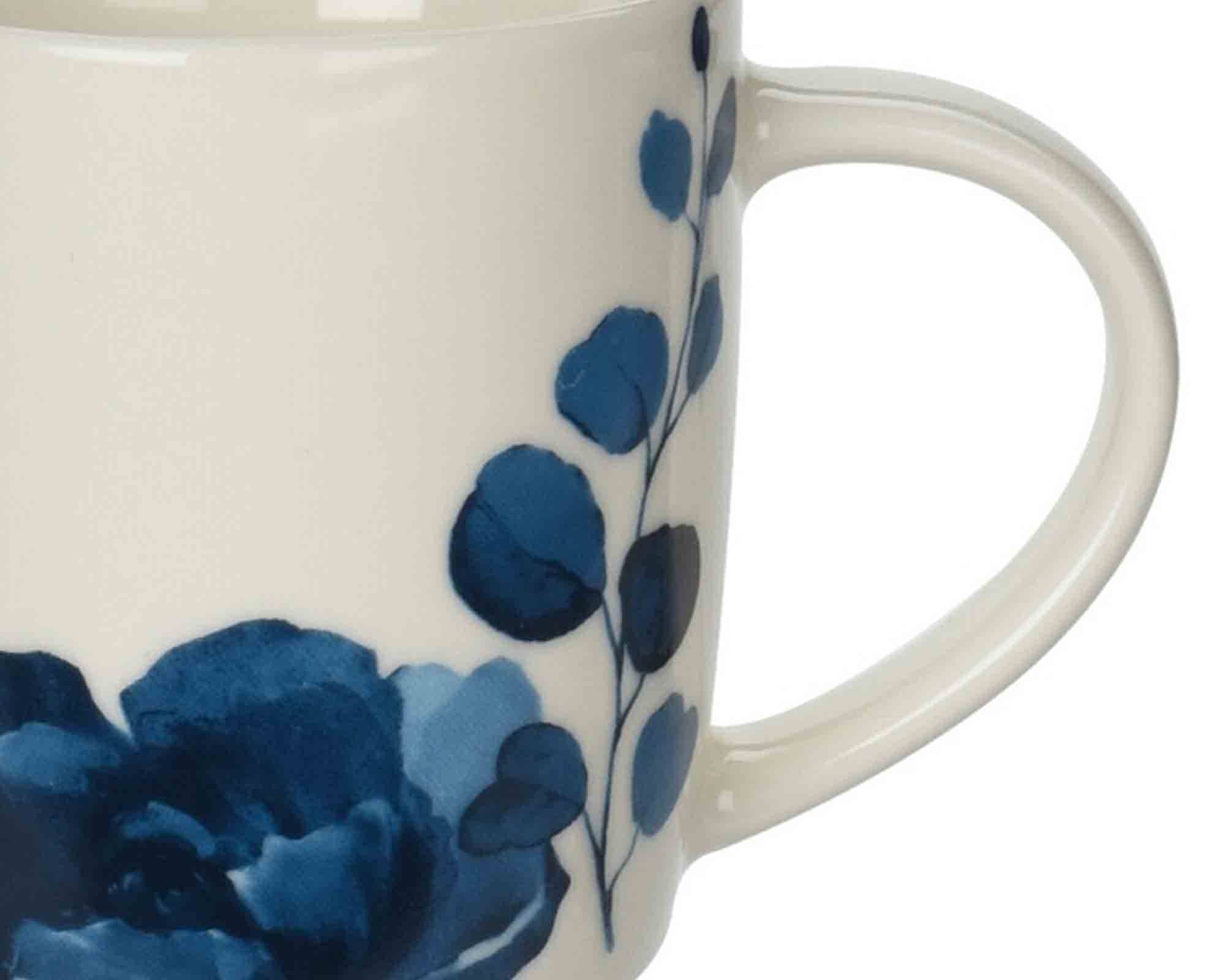 Tazza New Bone Blu Assortito D8,5x9cm 330ml in Porcellana - immagine 2