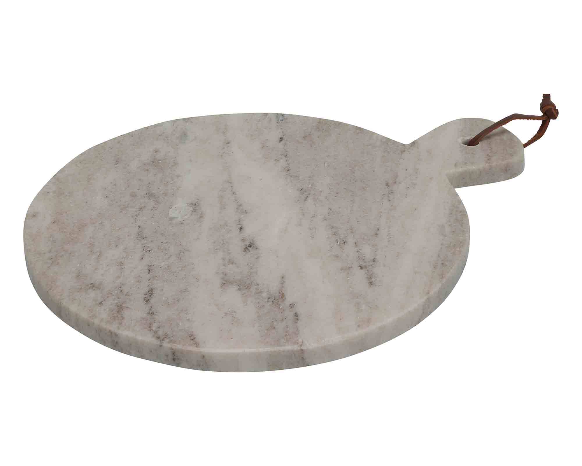 Tagliere Tondo Elegante e Pratico 32x26x2cm in Marmo