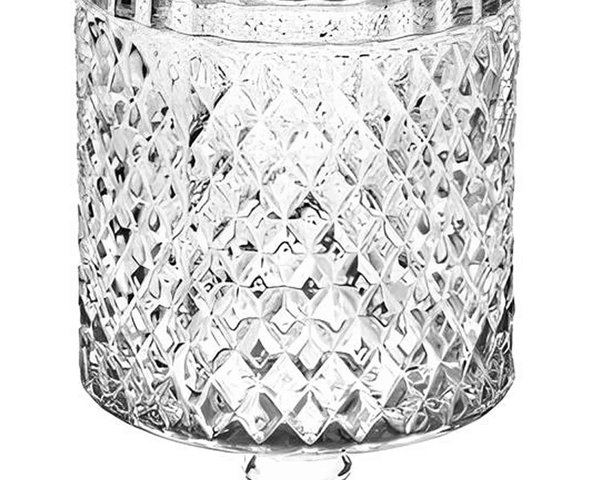 Bomboniera Bohemia Alta D9x27cm in Vetro - immagine 2