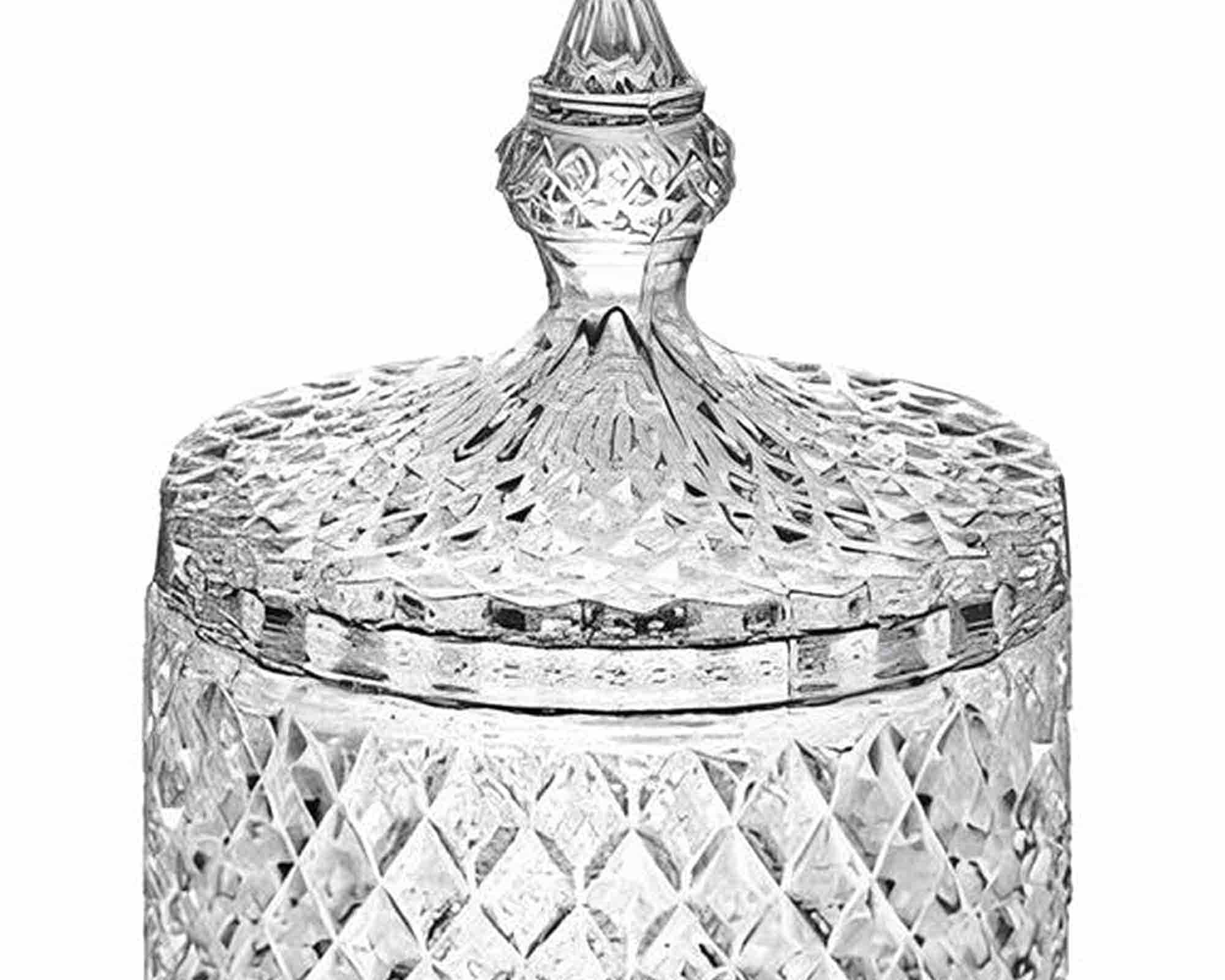 Bomboniera Bohemia Media D10,5x17,5cm in Vetro - immagine 2