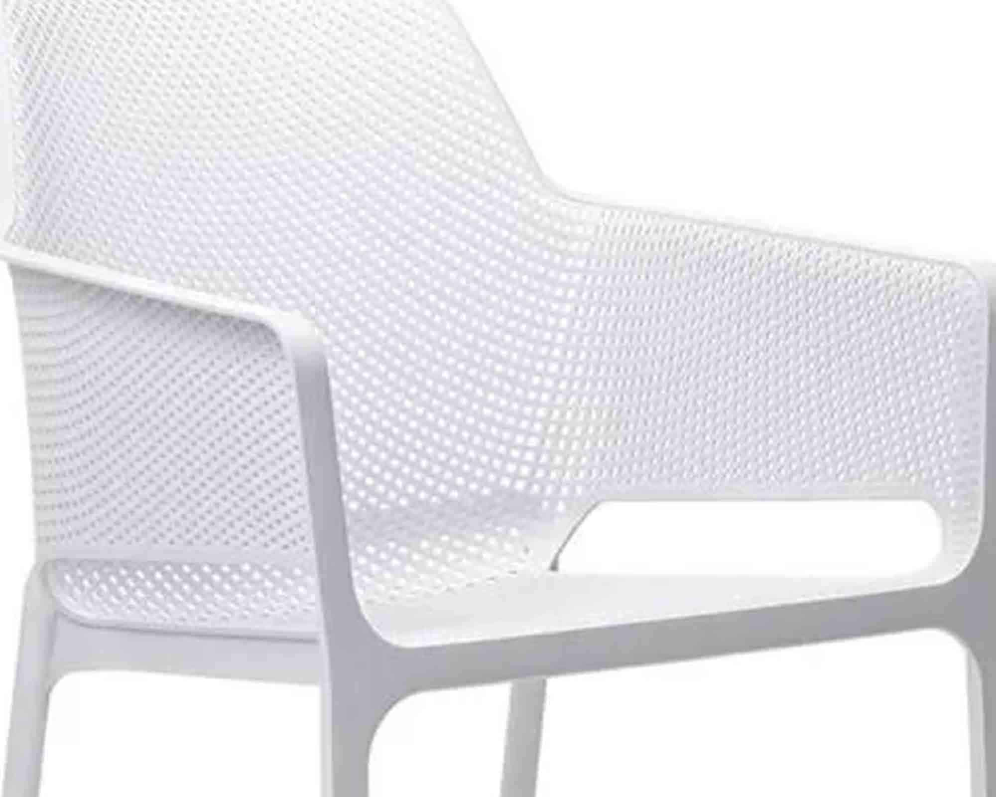 Poltrona Net Relax Bianco in Resina e Polipropilene - Nardi - immagine 2