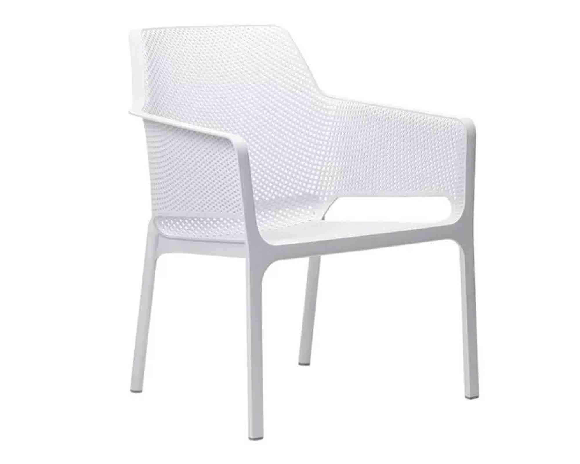 Poltrona Net Relax Bianco in Resina e Polipropilene - Nardi