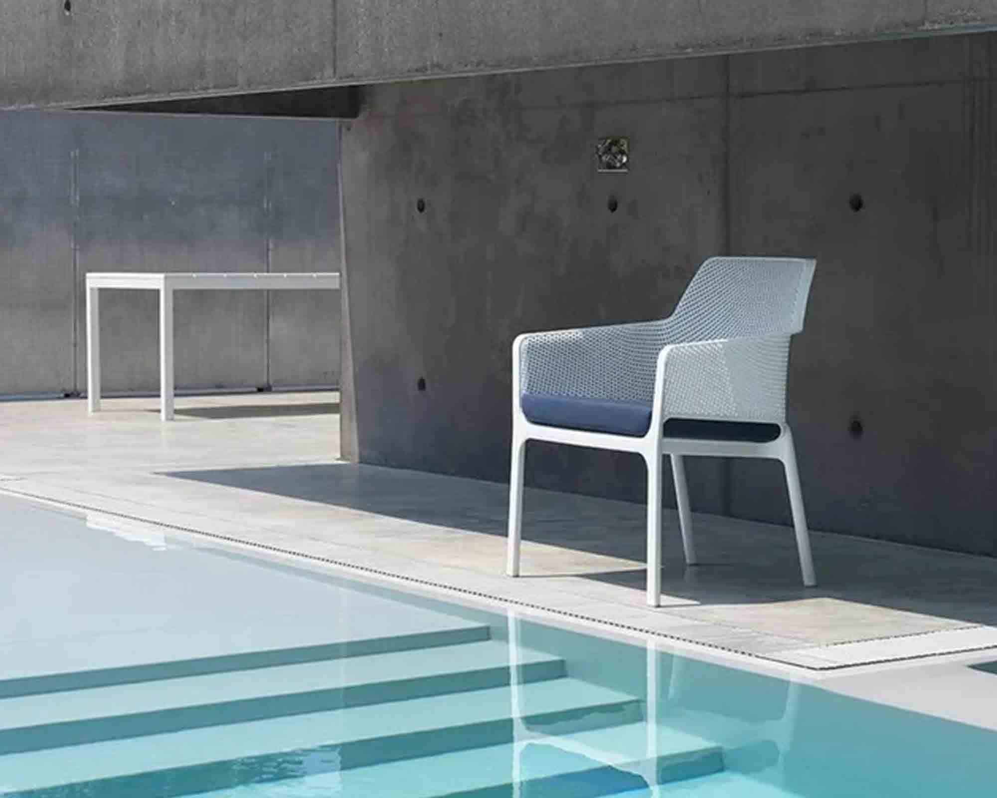 Poltrona Net Relax Bianco in Resina e Polipropilene - Nardi - immagine 4