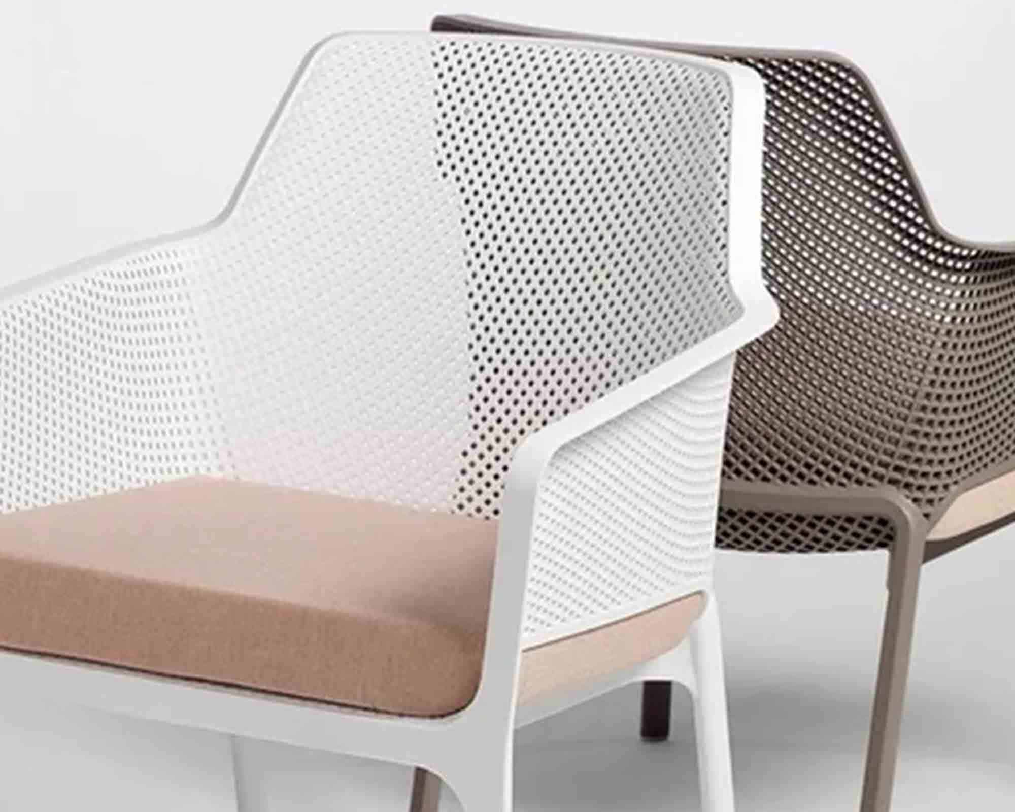 Poltrona Net Relax Bianco in Resina e Polipropilene - Nardi - immagine 5