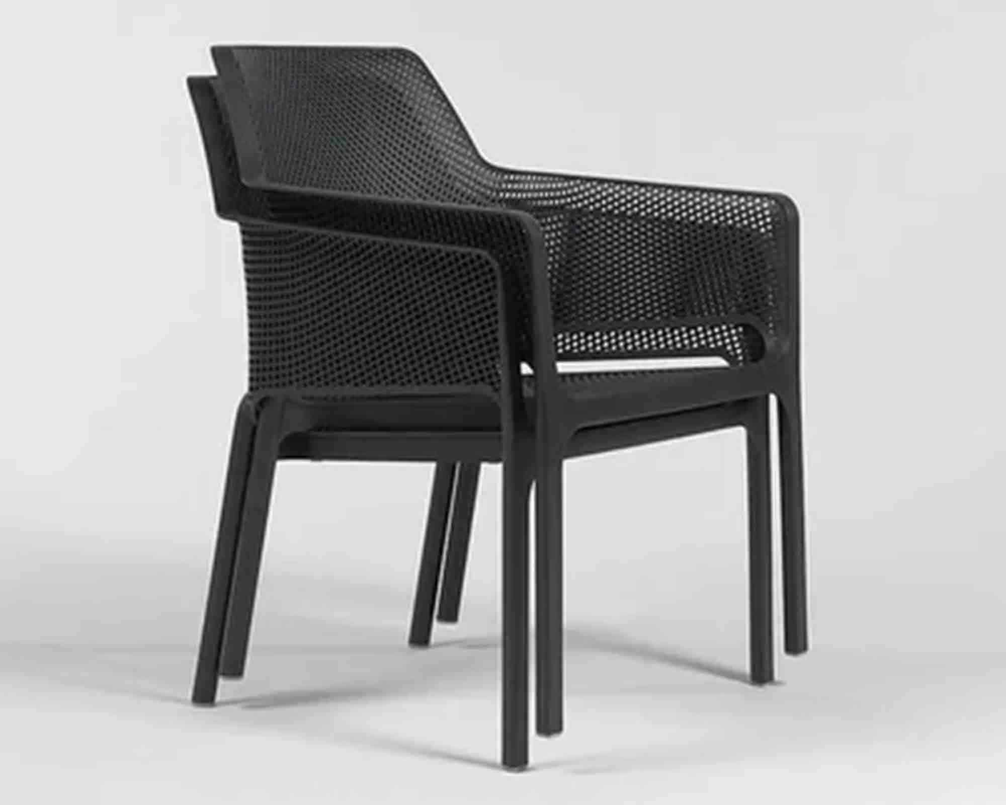 Poltrona Net Relax Antracite in Resina e Polipropilene - Nardi - immagine 5