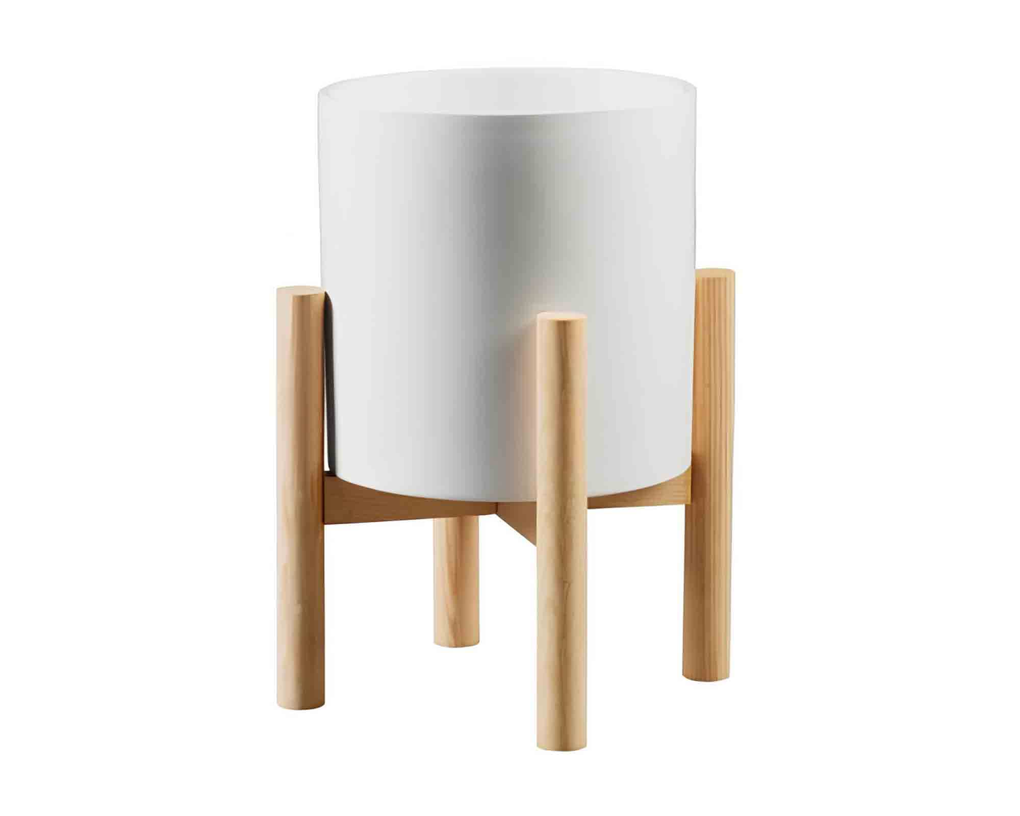 Cachepot Outdoor Bianco D33x34cm in Ceramica