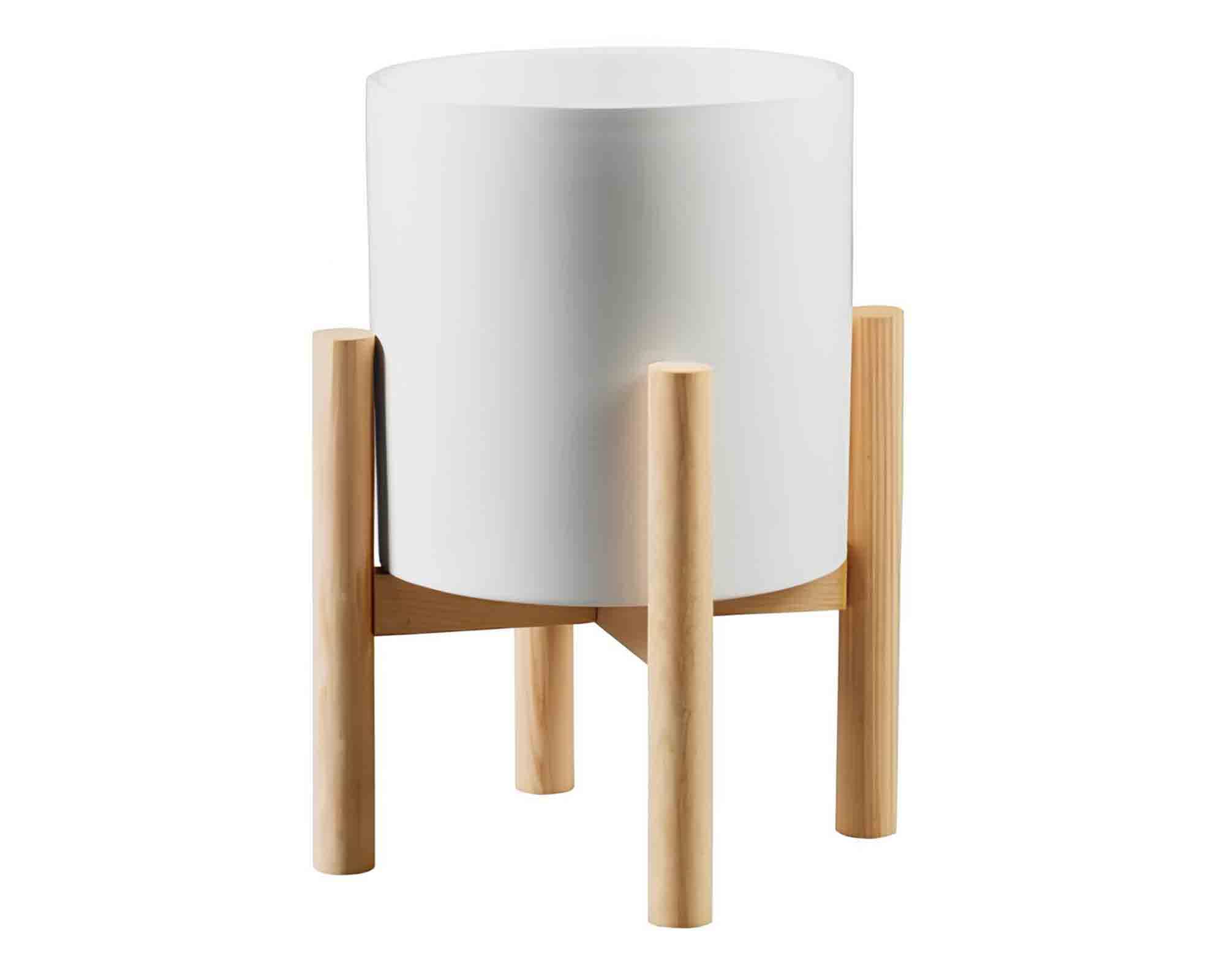 Cachepot Outdoor Bianco D40x40cm in Ceramica