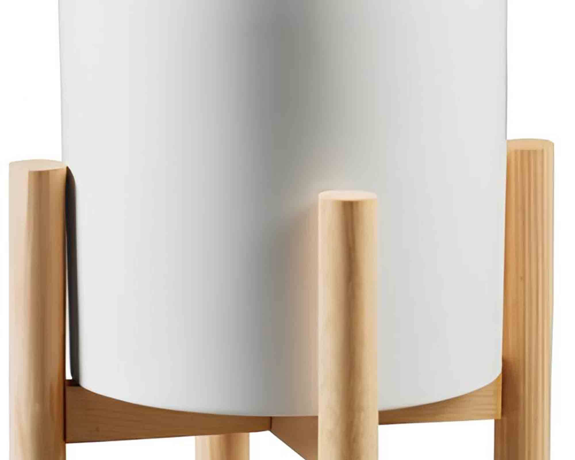 Cachepot Outdoor Bianco D40x40cm in Ceramica - immagine 2