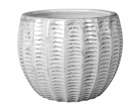 Cachepot Outdoor Bianco D21,5x27cm in Ceramica
