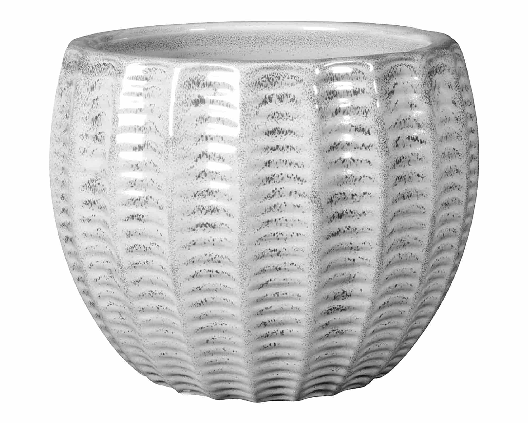 Cachepot Outdoor Bianco D31x37cm in Ceramica