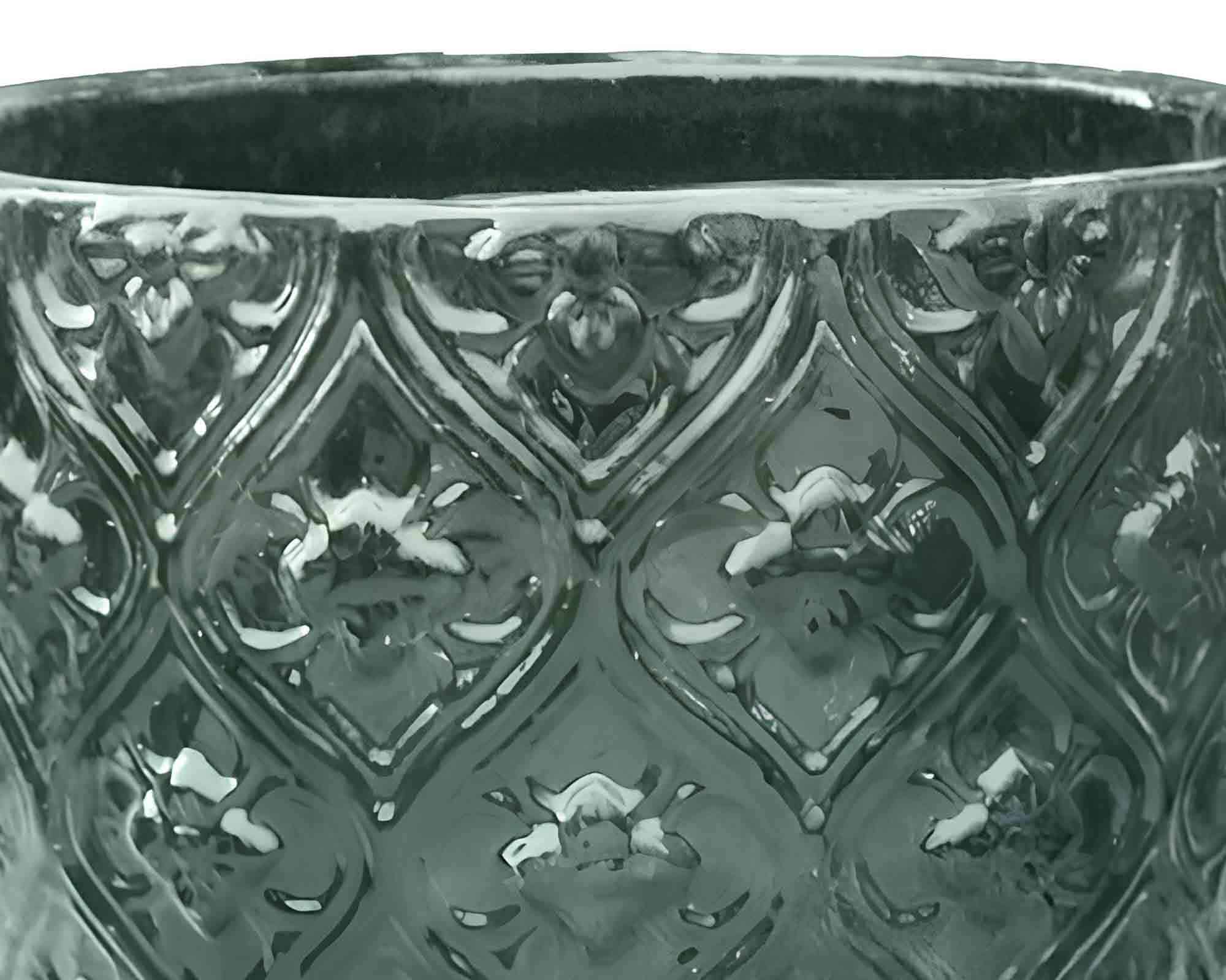 Cachepot Elengante e Pratico Petrolio D31x35cm in Ceramica - immagine 2