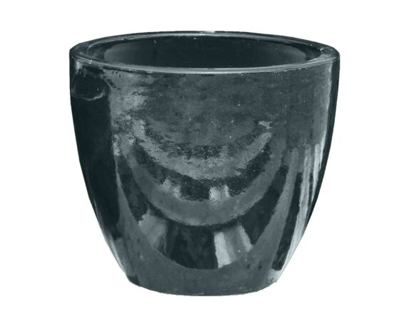 Cachepot Elengante e Pratico Petrolio D24,5×28,5cm in Ceramica