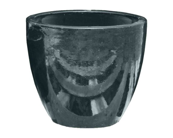 Cachepot Elengante e Pratico Petrolio D31x36,5cm in Ceramica