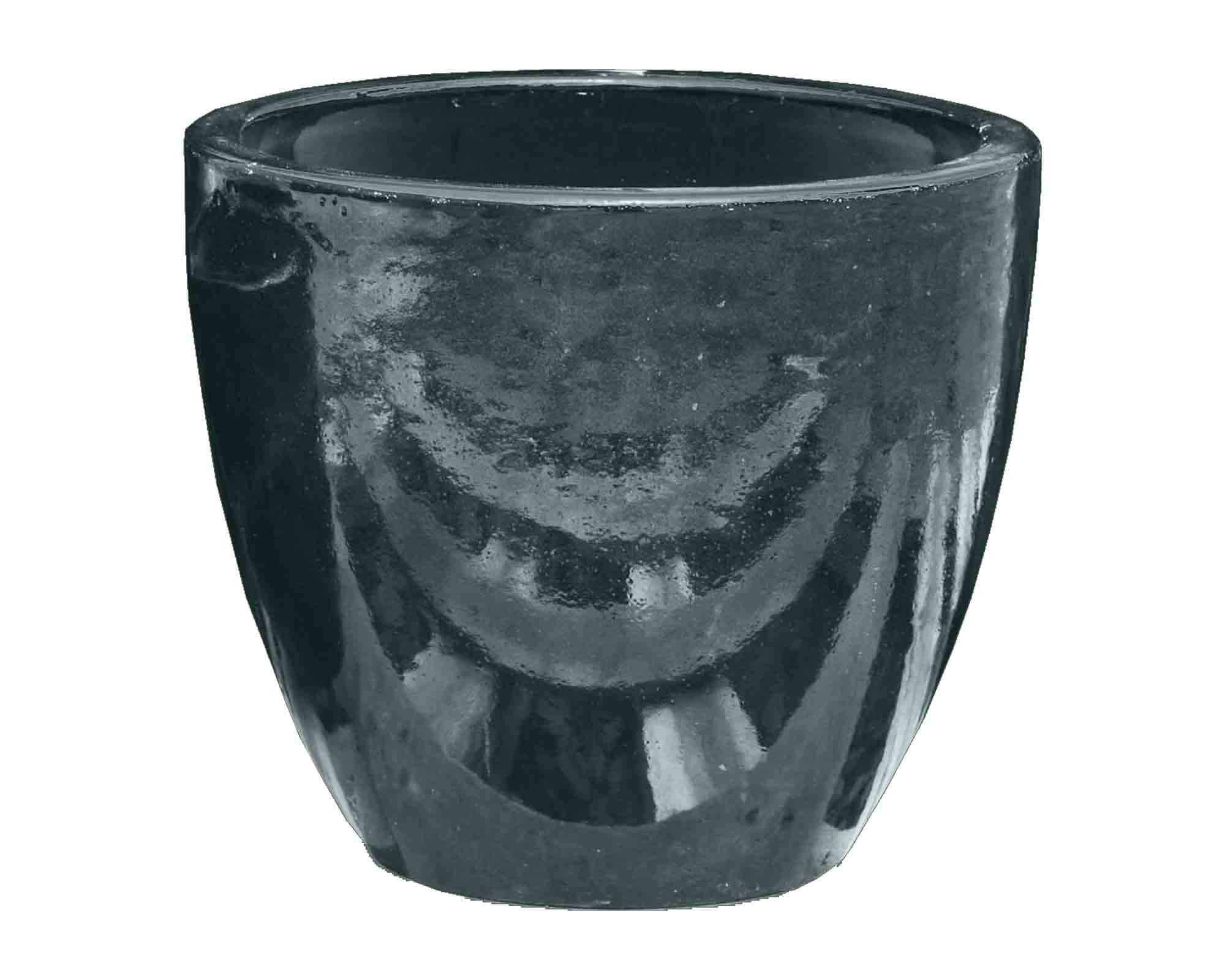 Cachepot Elengante e Pratico Petrolio D31x36,5cm in Ceramica