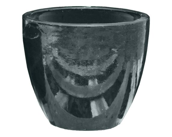 Cachepot Elengante e Pratico Petrolio D39x46cm in Ceramica