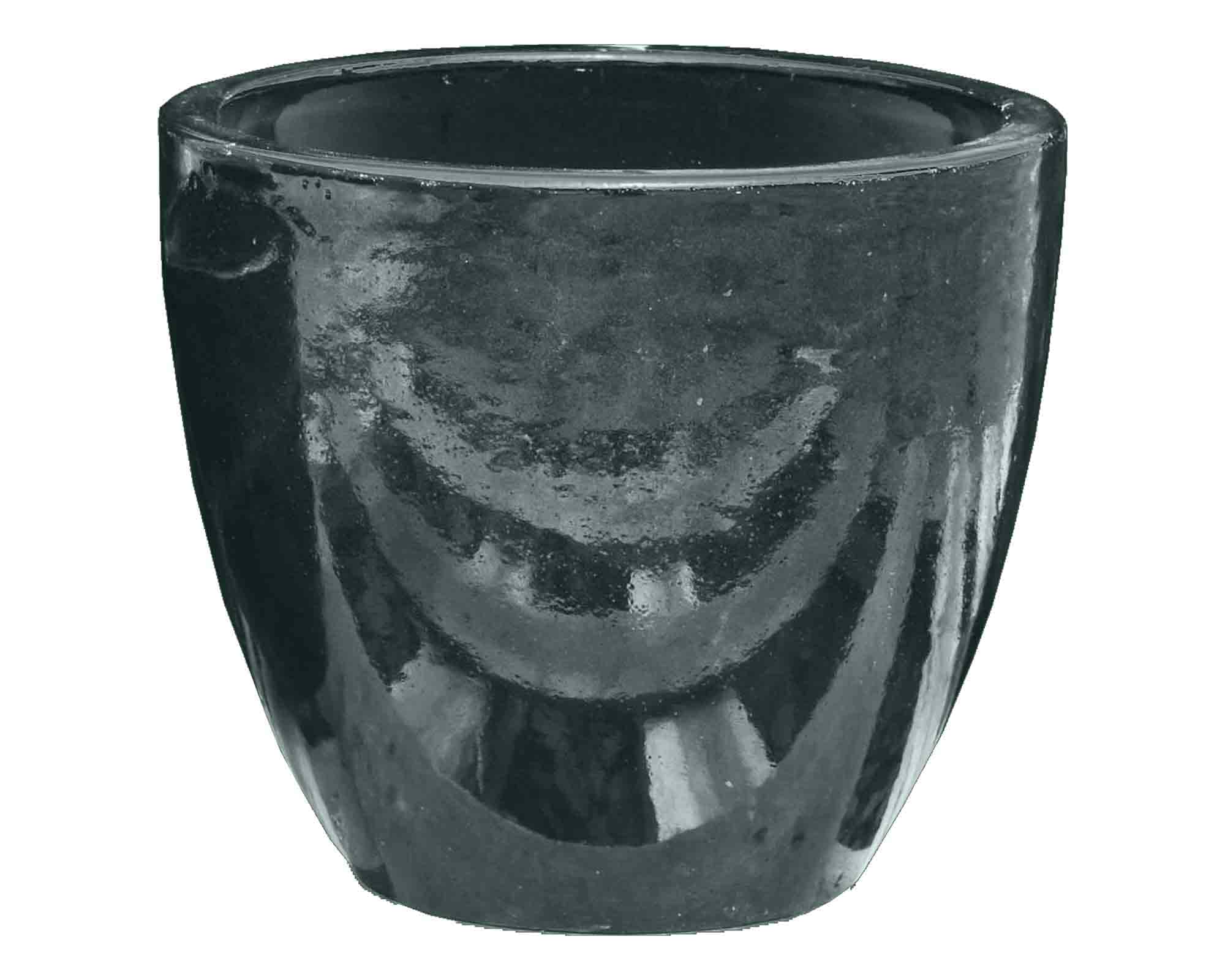 Cachepot Elengante e Pratico Petrolio D39x46cm in Ceramica