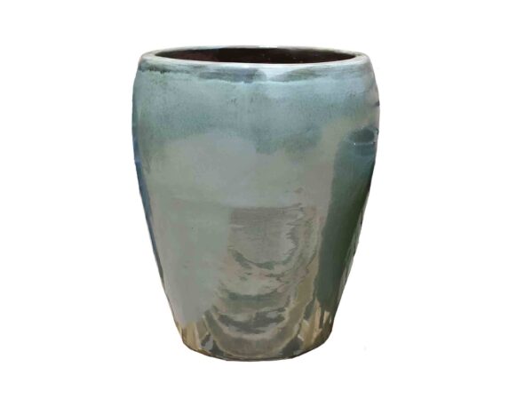 Cachepot Elengante e Pratico Petrolio D41x50cm in Ceramica