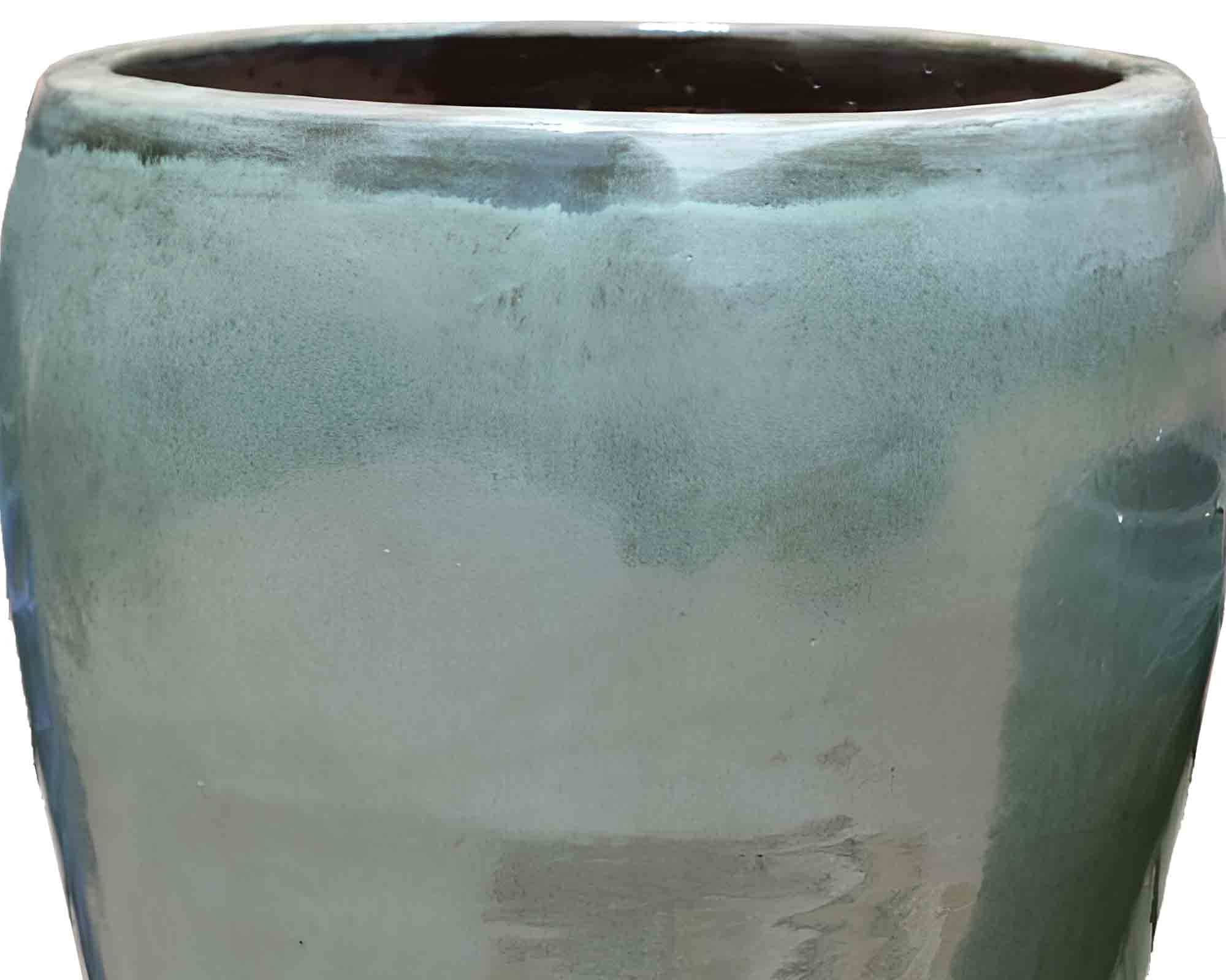 Cachepot Elengante e Pratico Petrolio D57x70cm in Ceramica - immagine 2