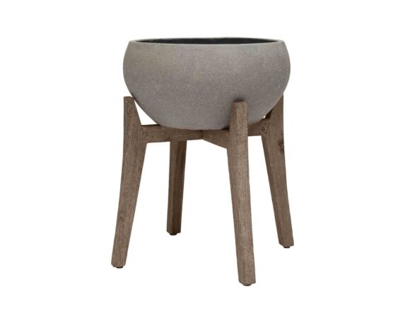 Ciotola Elegante e Pratica Nero D30x20cm in Fibra di Cemento