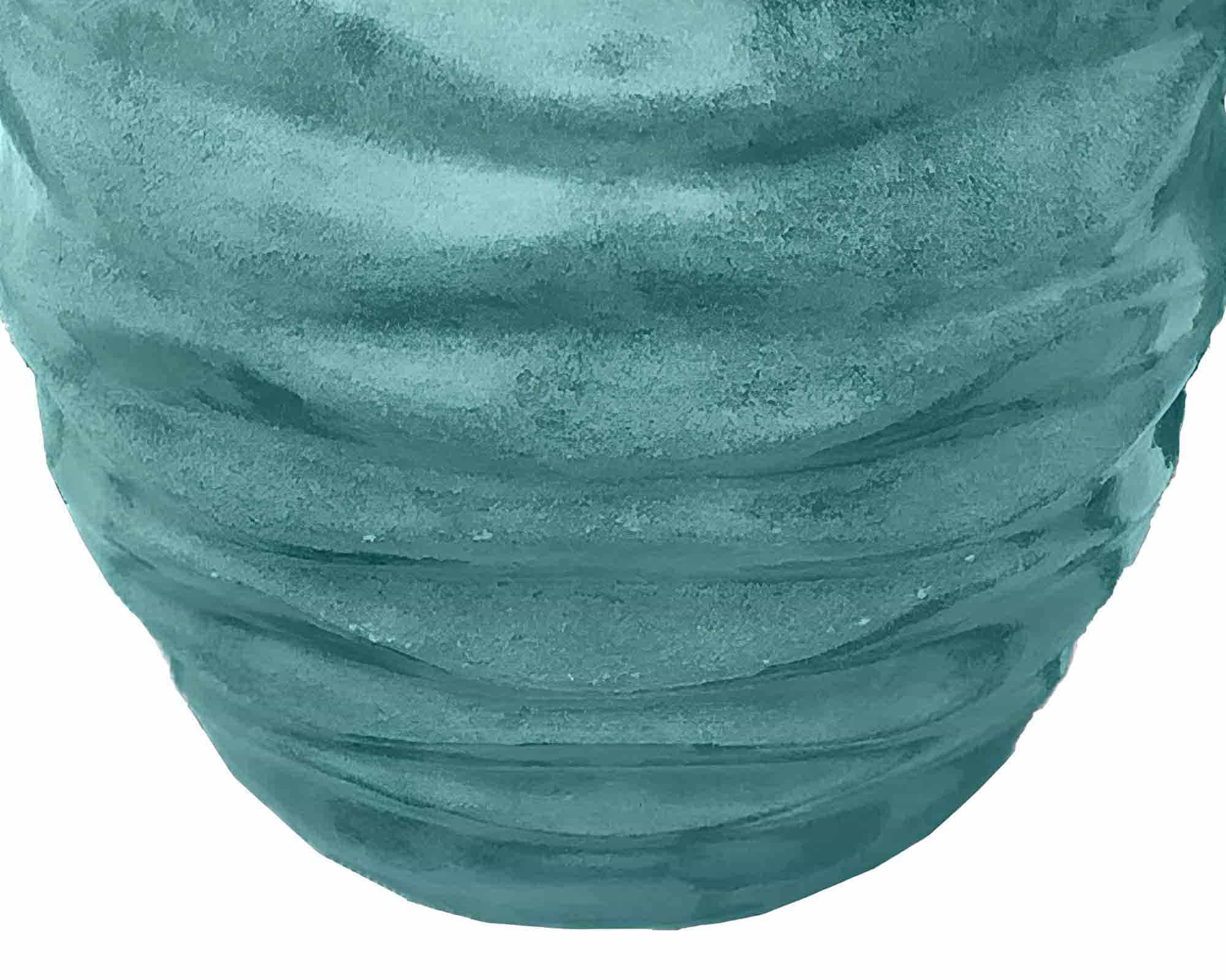 Cachepot Outdoor Blu Sfumare D45x55cm in Ceramica - immagine 2