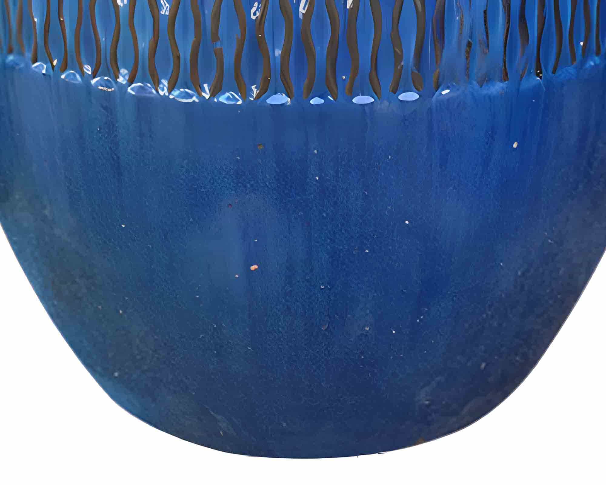 Cachepot Elengante e Pratico Blu D47x55cm in Ceramica - immagine 2