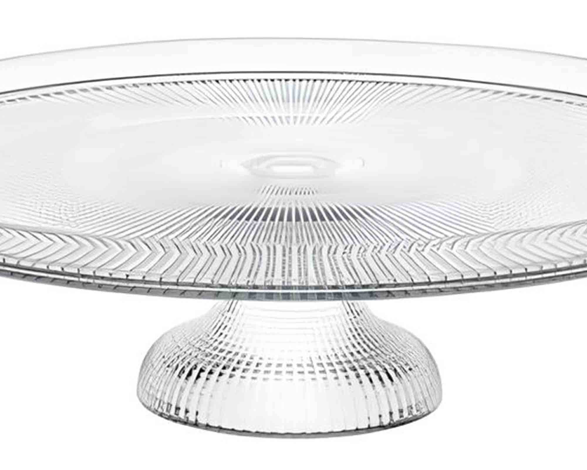 Alzata Semplice e Pratica D32x9cm in Vetro - immagine 2