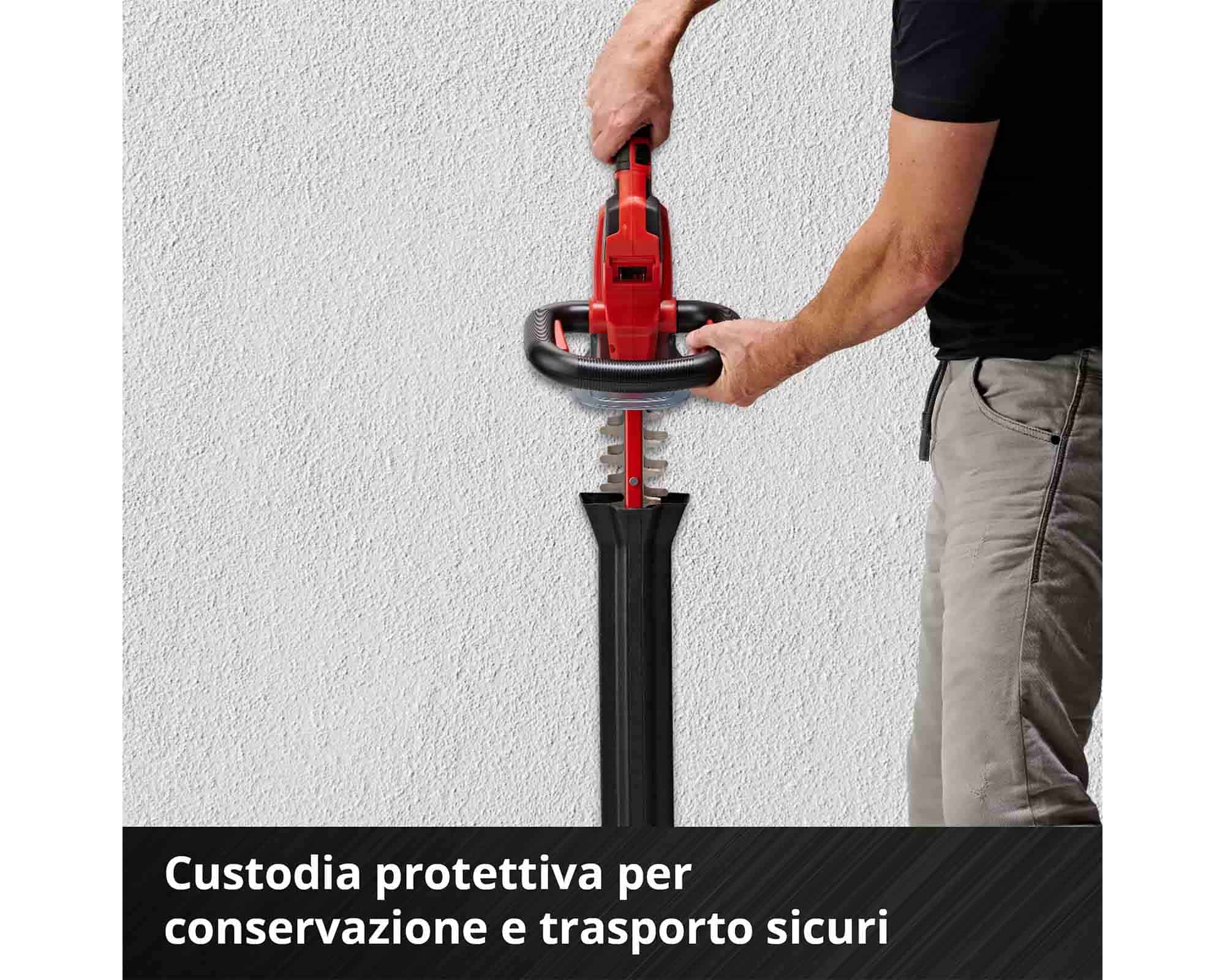 Tagliasiepe a Batteria 18 V Lunghezza di Taglio 60cm GE-CH 18/60 LI - Einhel - immagine 6