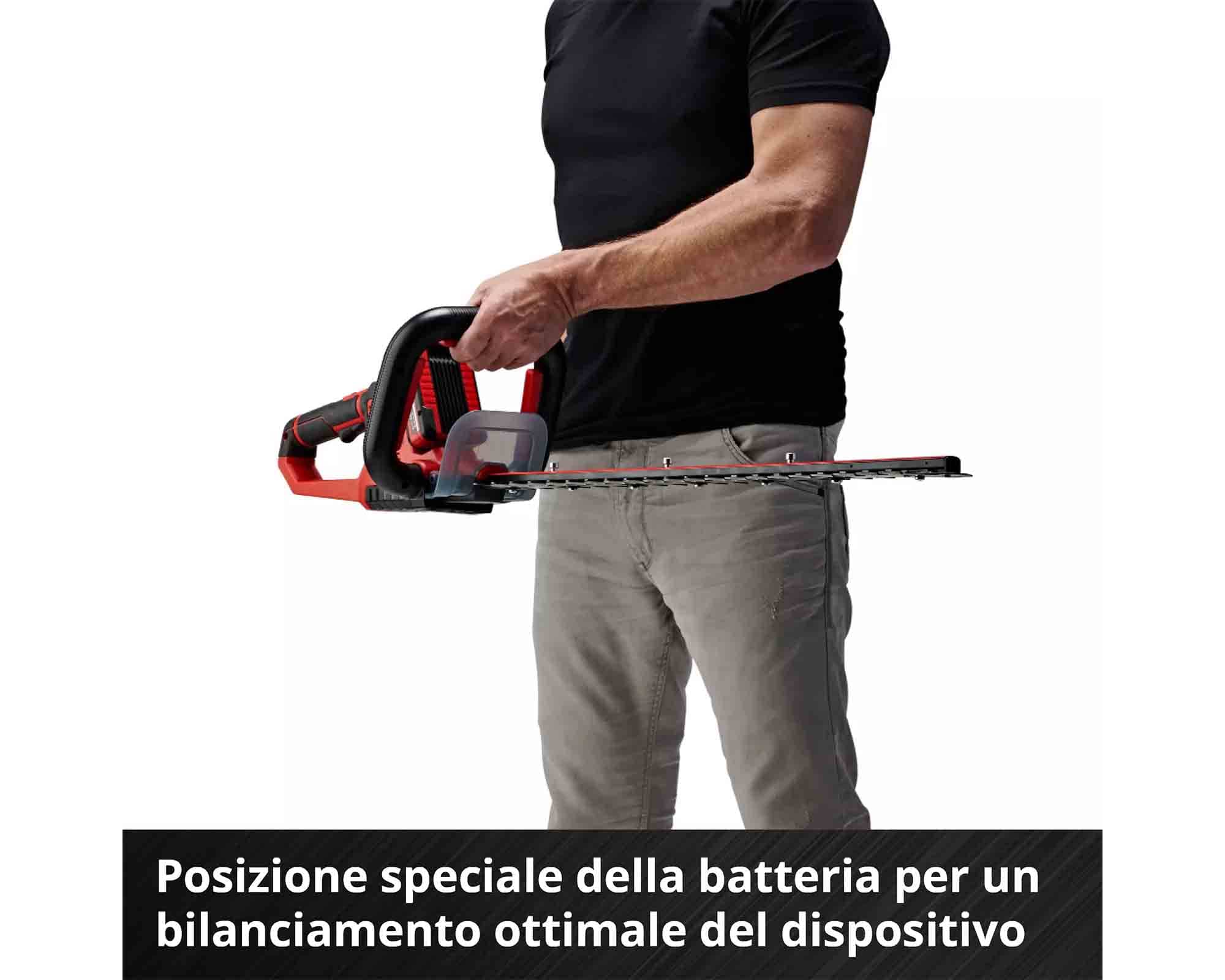 Tagliasiepe a Batteria 18 V Lunghezza di Taglio 60cm GE-CH 18/60 LI - Einhel - immagine 3