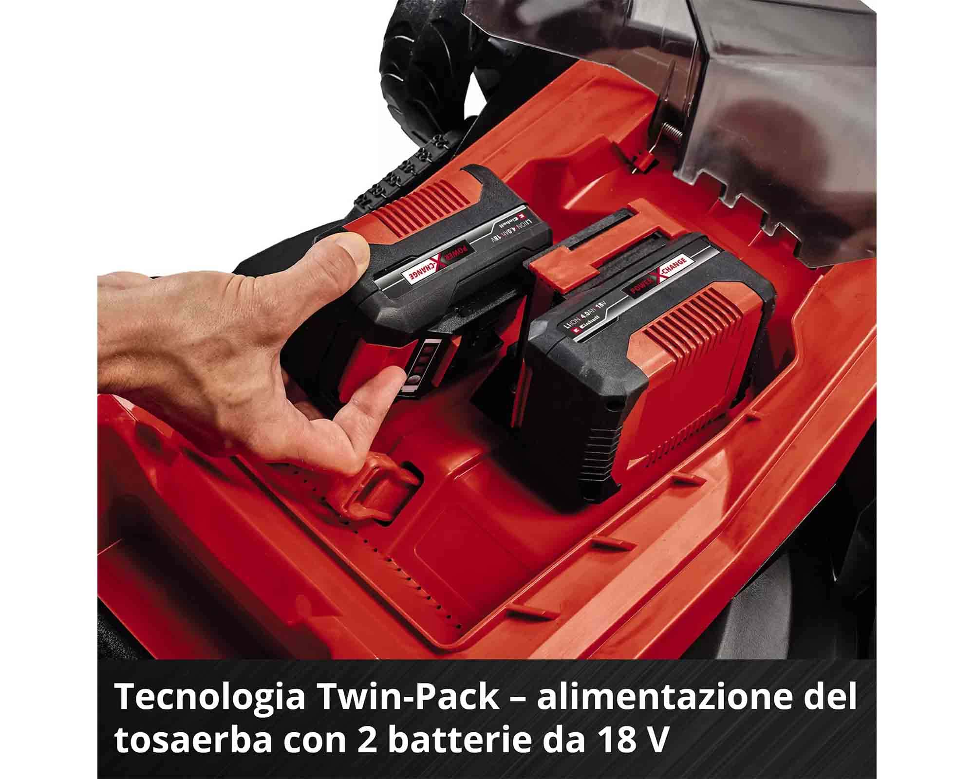 Tosaerba a Batteria 36 V Taglio 43cm GE-CM 36/43 LI - Einhel - immagine 6