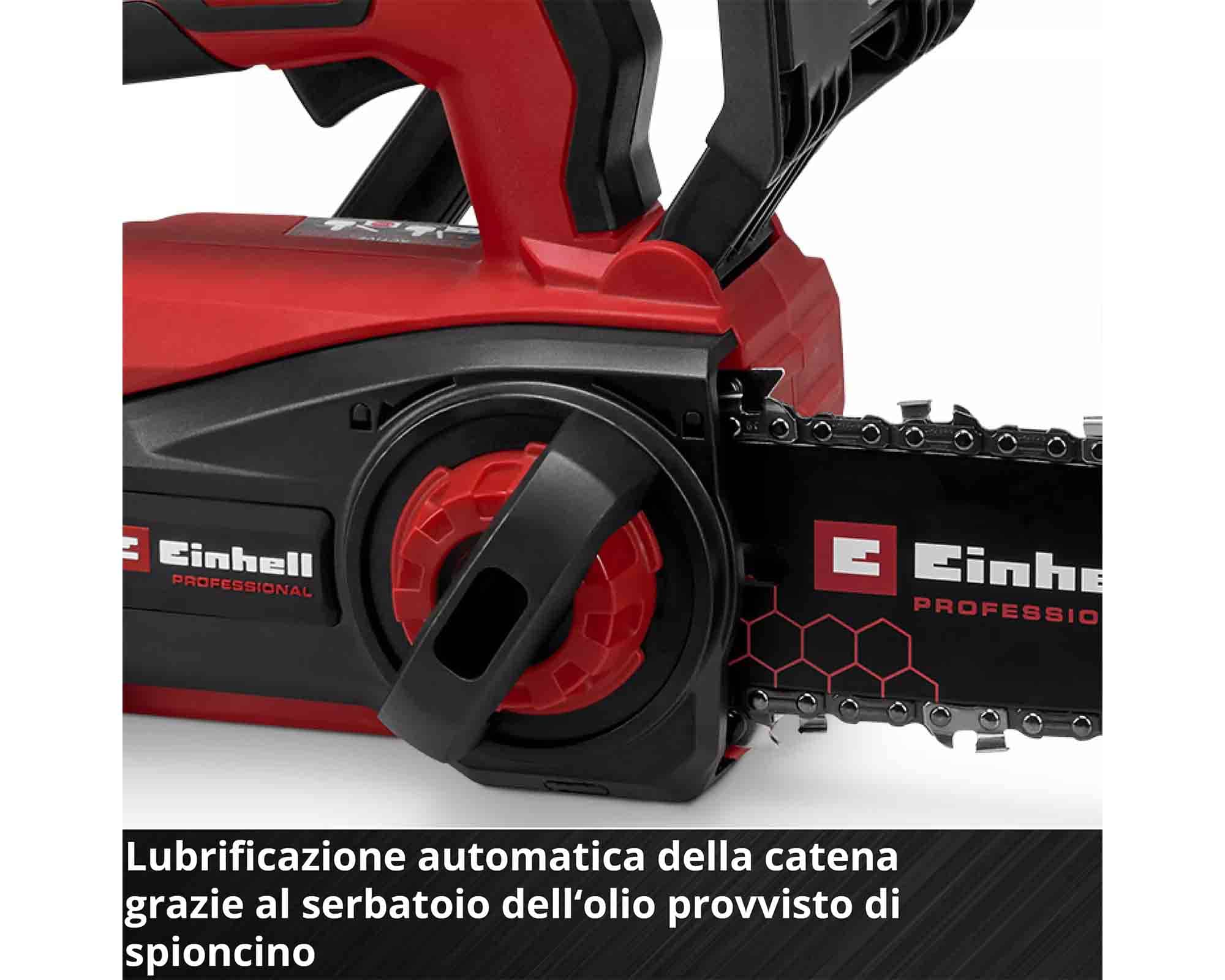 Elettrosega da Pota a Batteria 18 V Motore Senza Spazzole 18/20 TH - Einhel - immagine 8