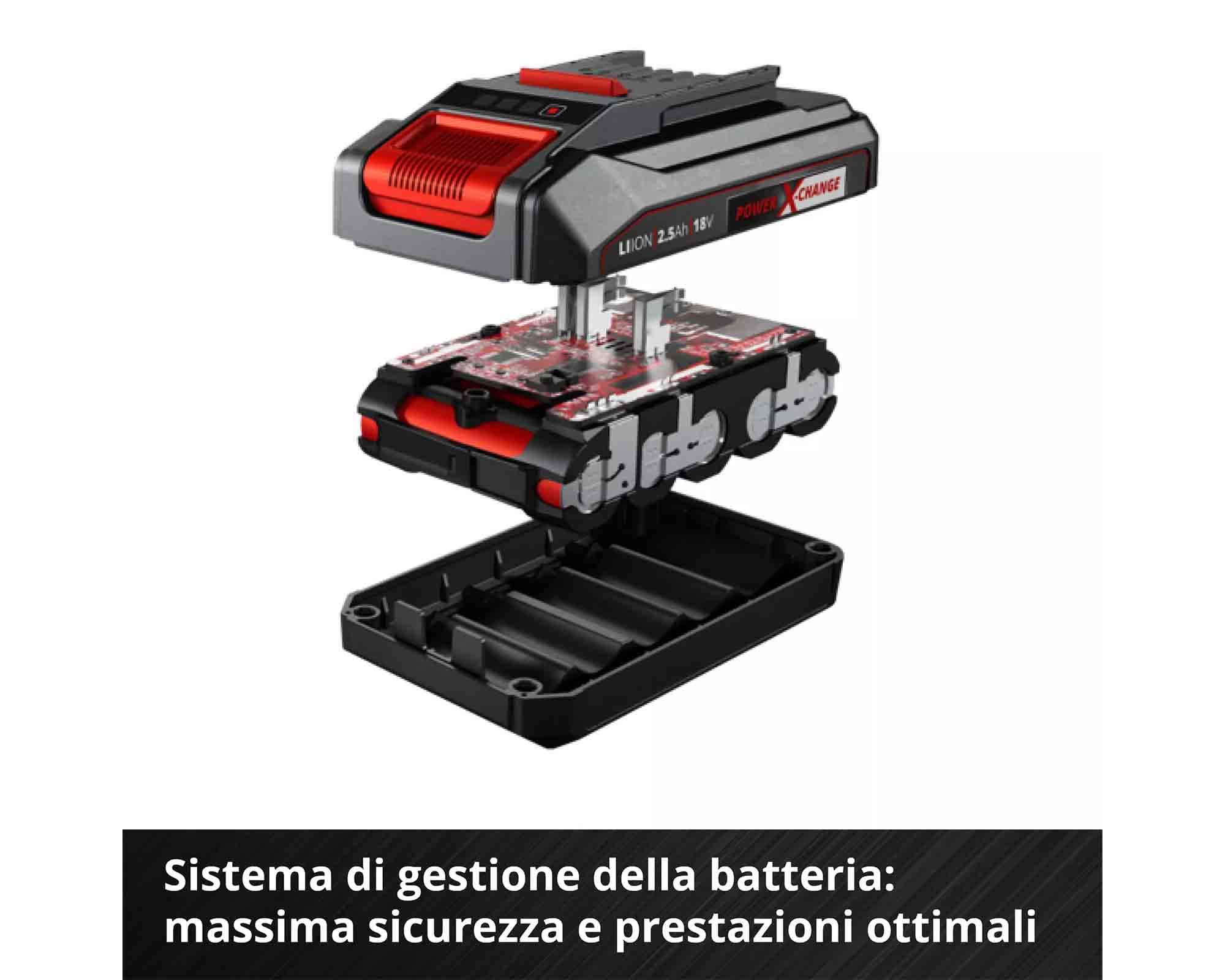 Batteria PXC 2.5 AH con Caricabatterie 18 V - Einhel - immagine 7