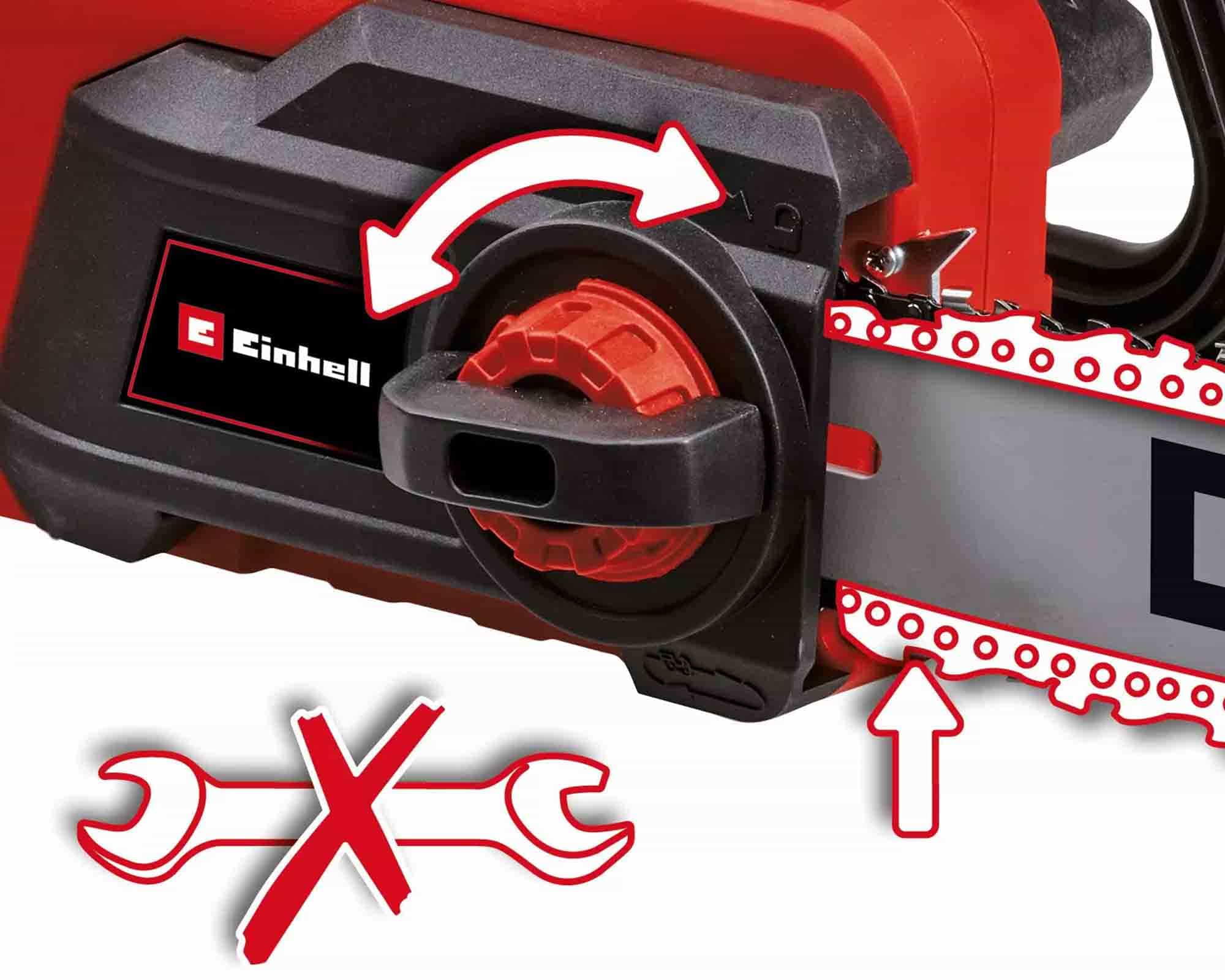 Motosega Elettrica a Catena 2000 W Lunghezza di Taglio 40cm GC-EC 2040 LI - Einhel - immagine 6