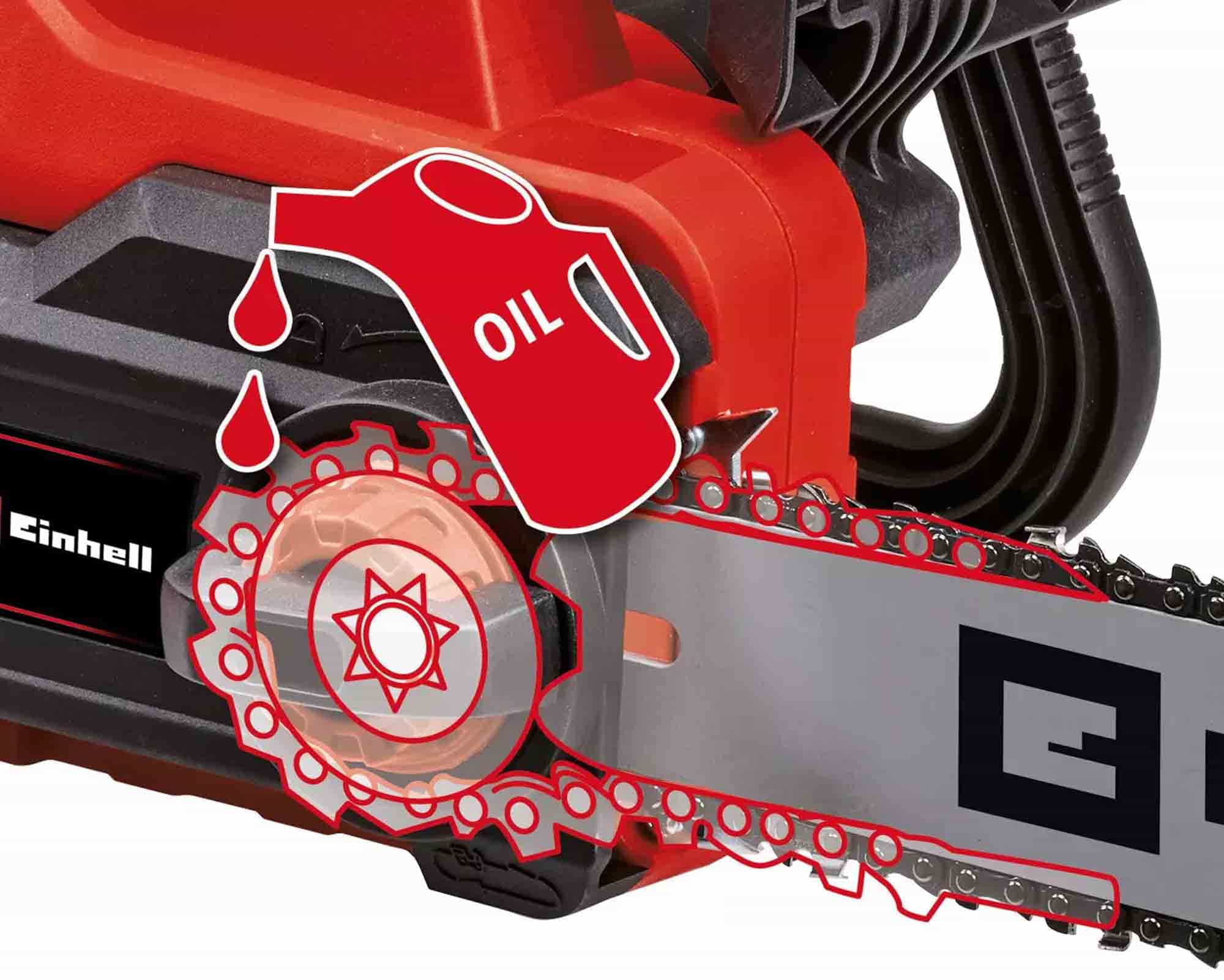 Motosega Elettrica a Catena 2000 W Lunghezza di Taglio 40cm GC-EC 2040 LI - Einhel - immagine 4
