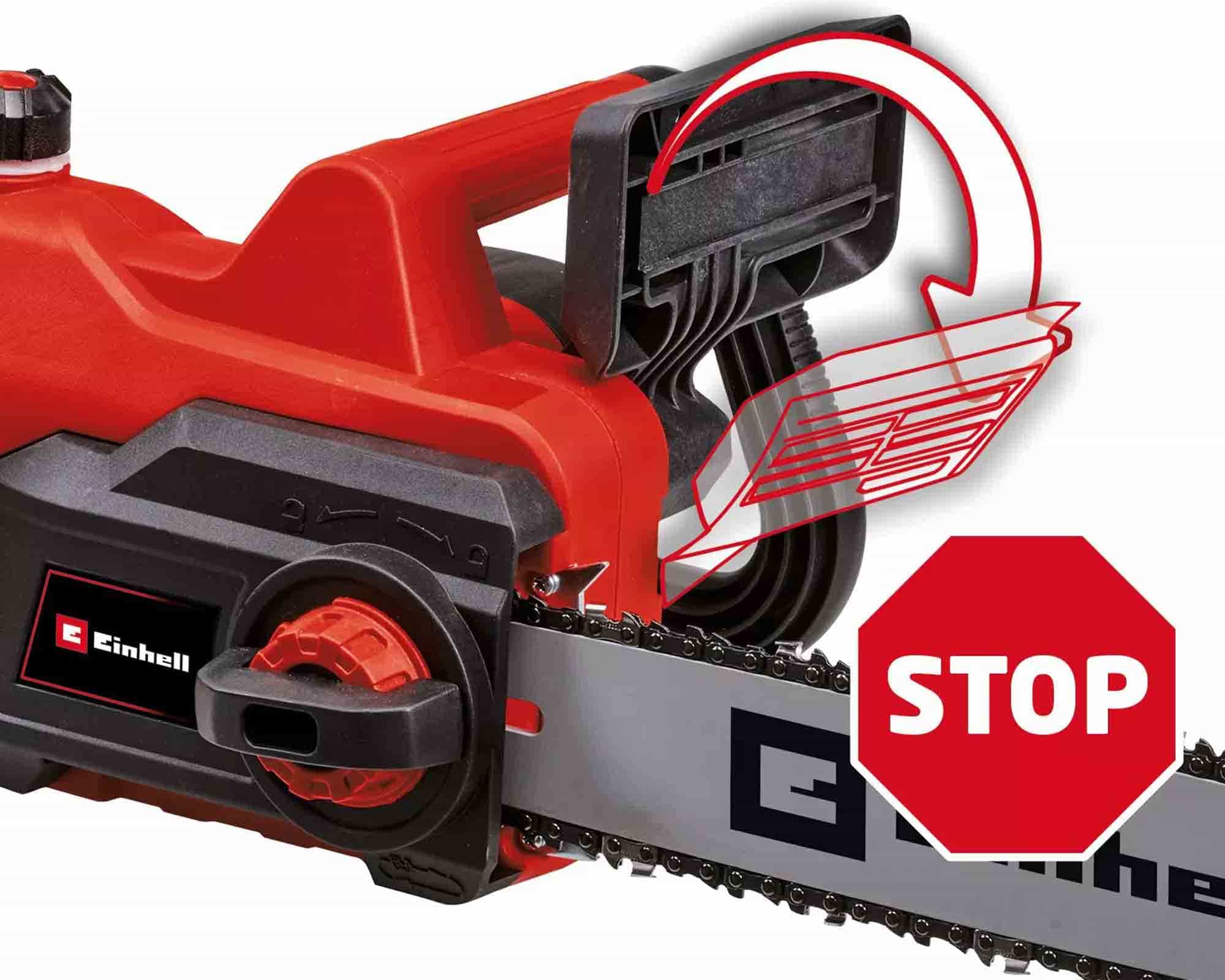 Motosega Elettrica a Catena 2000 W Lunghezza di Taglio 40cm GC-EC 2040 LI - Einhel - immagine 3