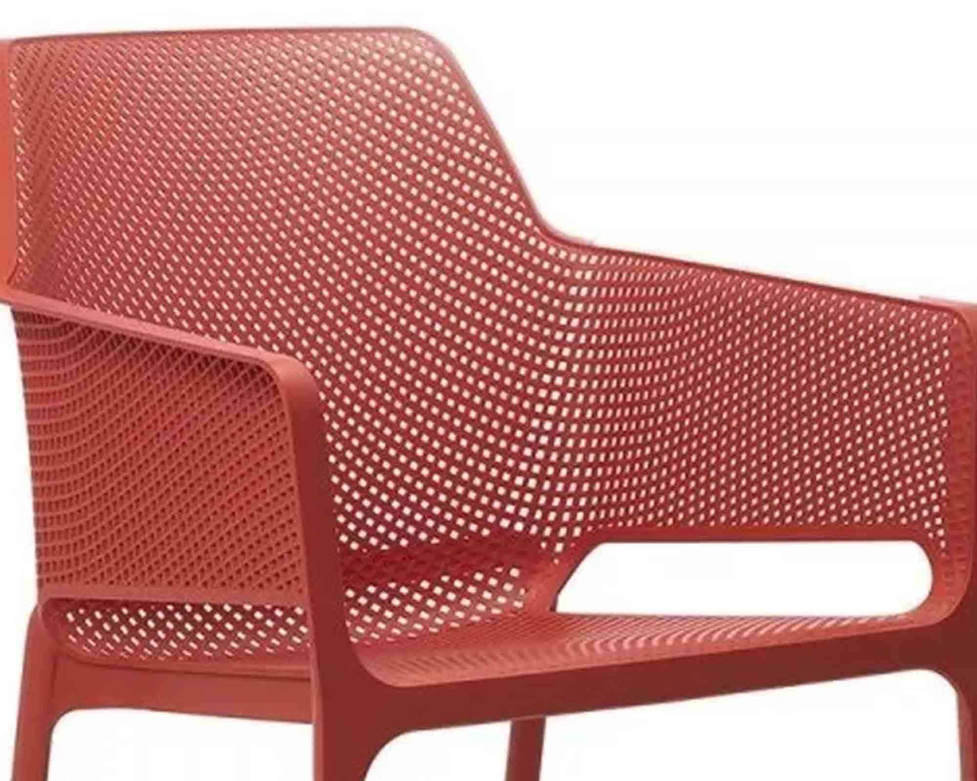 Poltrona Net Relax Corallo in Resina e Polipropilene - Nardi - immagine 2